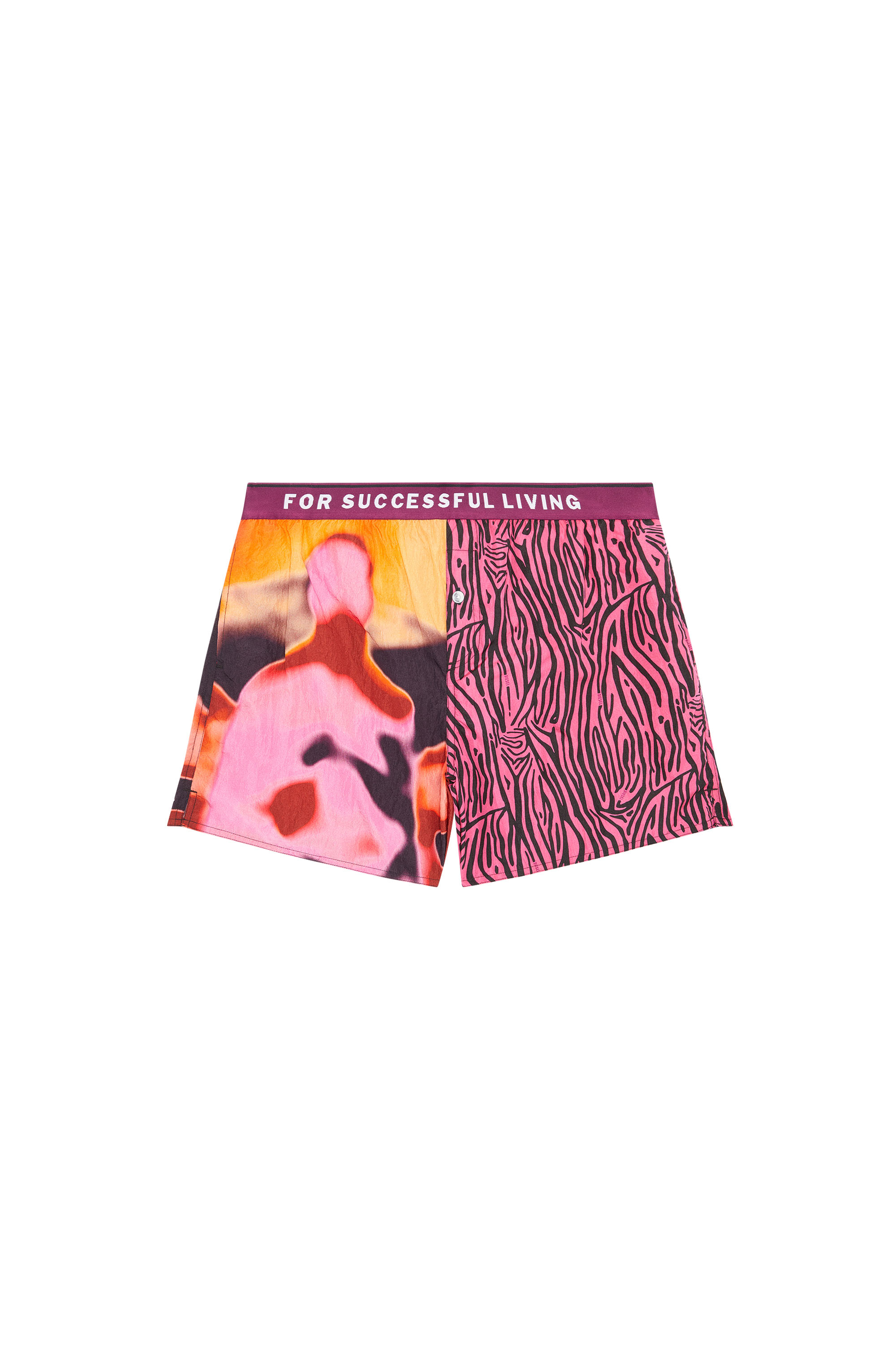 BMBX-NICO-EL, Pink/Black - Swim shorts