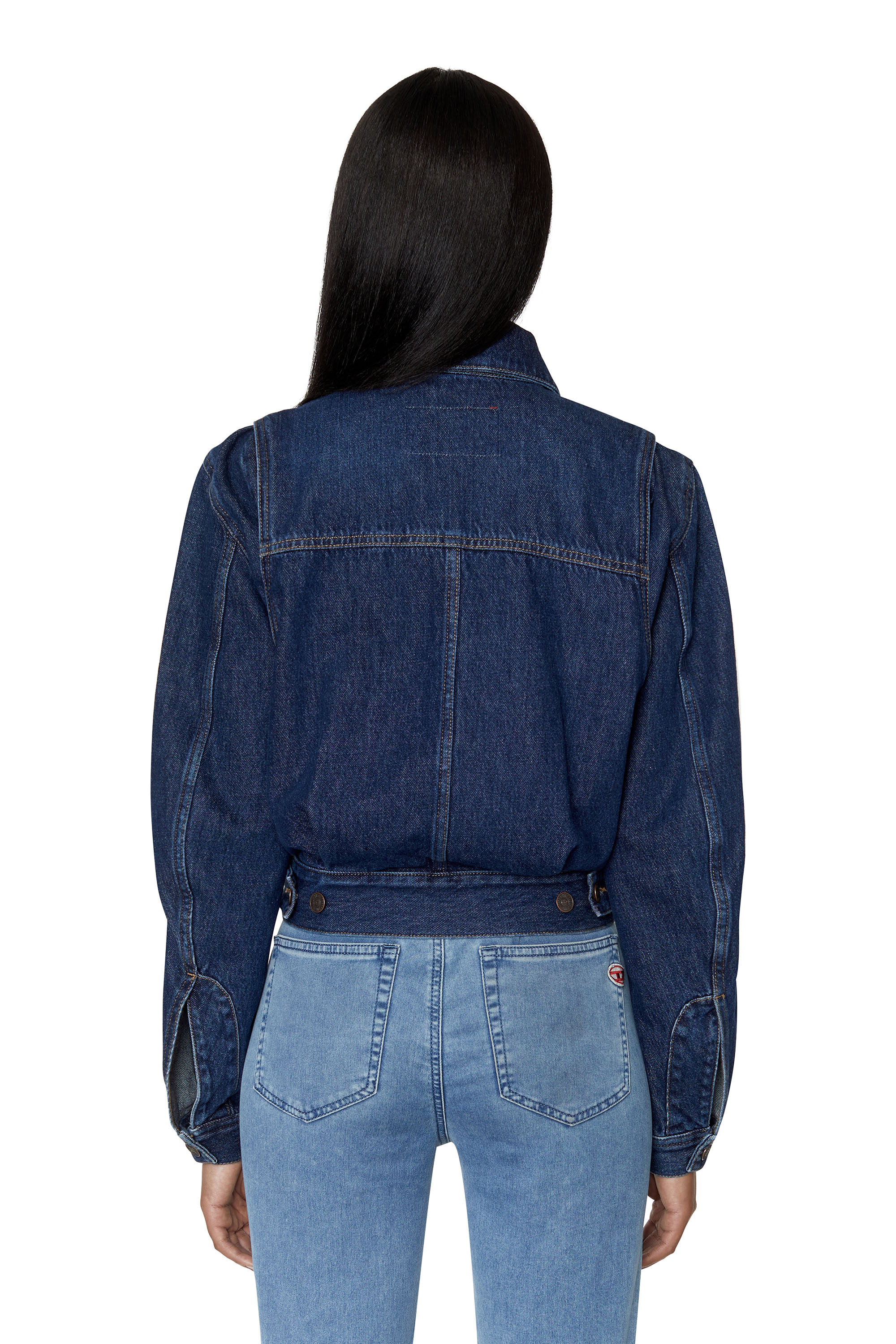 Diesel - DE-TRACY BOMBER JACKET, Dark Blue - Image 4