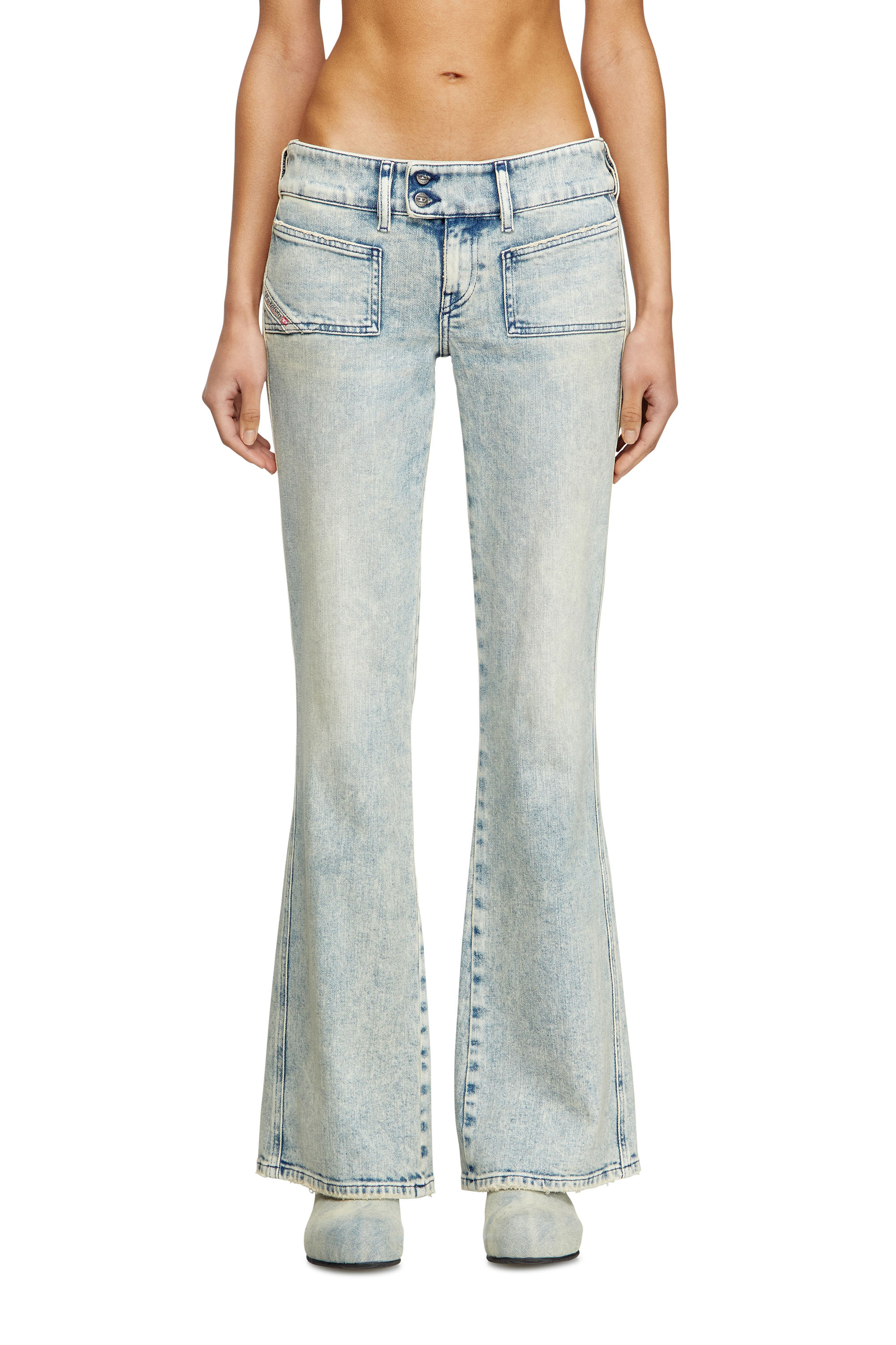 Diesel - Woman's Bootcut Jeans D-Hush 09L27, Light Blue - 1