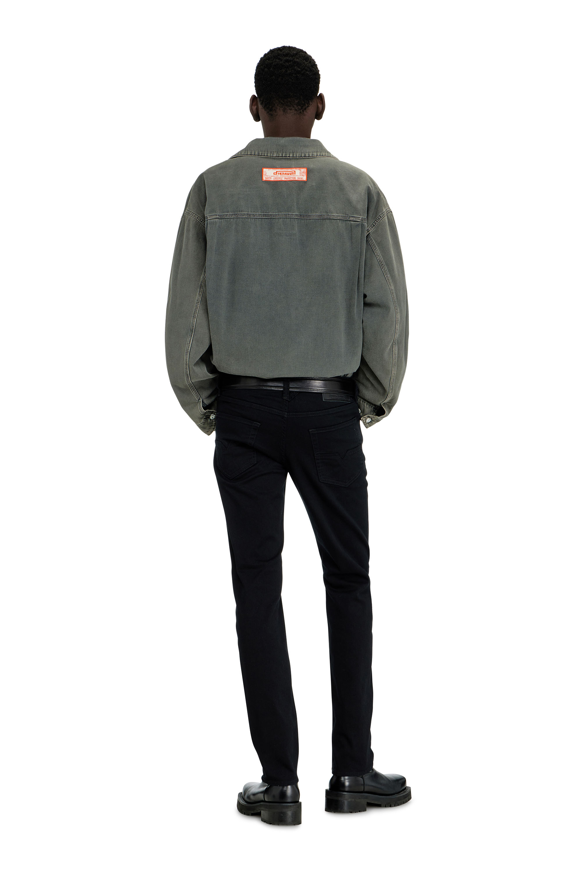 Diesel - Man's Regular Jeans 1986 Larkee-Beex 0688H, Black/Dark grey - 4