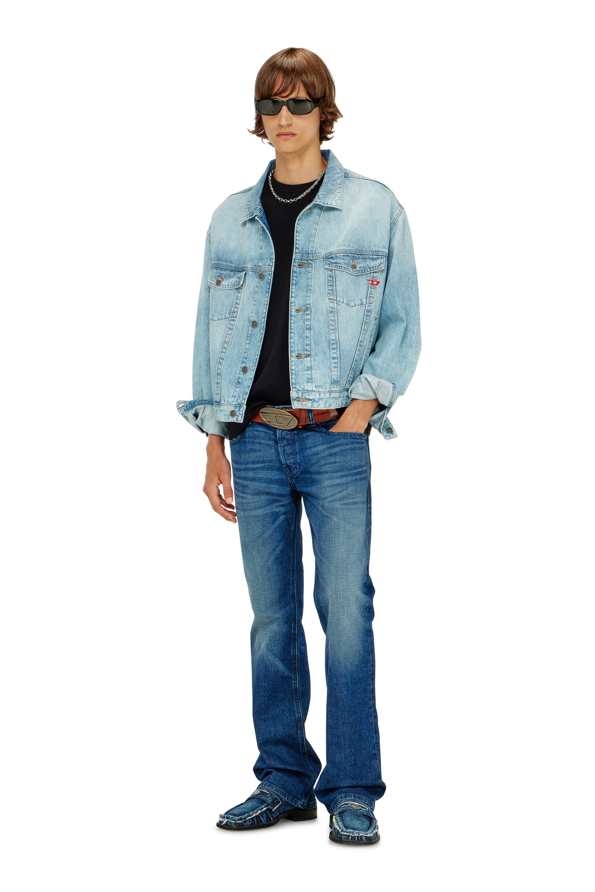 Diesel - Man's Bootcut Jeans 2007 Zatiny 09L51, Dark Blue - 1