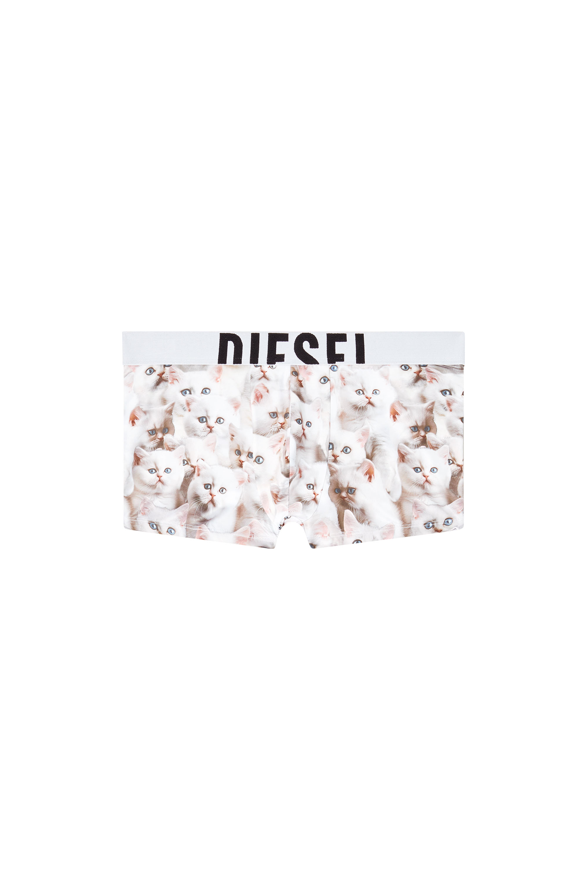 Diesel - DAMIEN-D-POP-40, Man's Boxer briefs with Pop print in White - 2