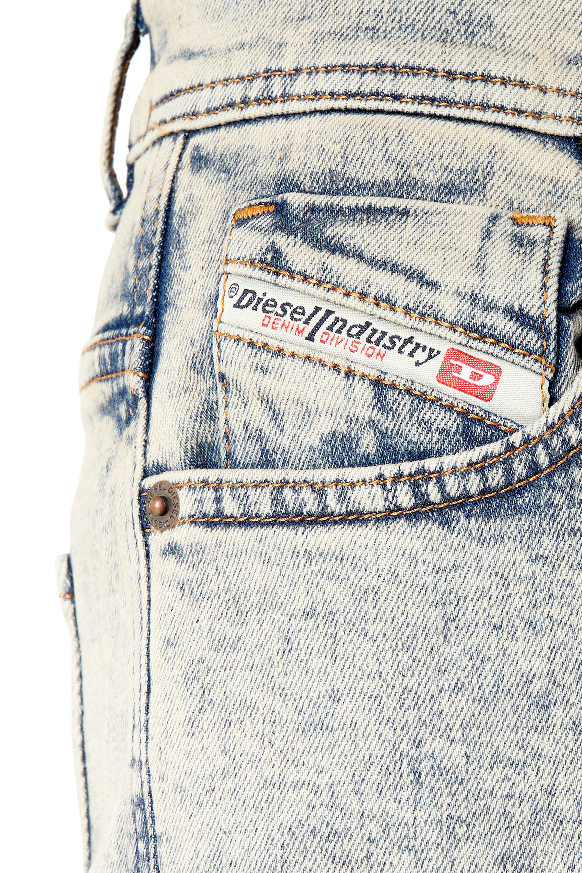 Diesel - 1956 D-Tulip 09F12 Straight Jeans, Medium blue - Image 3