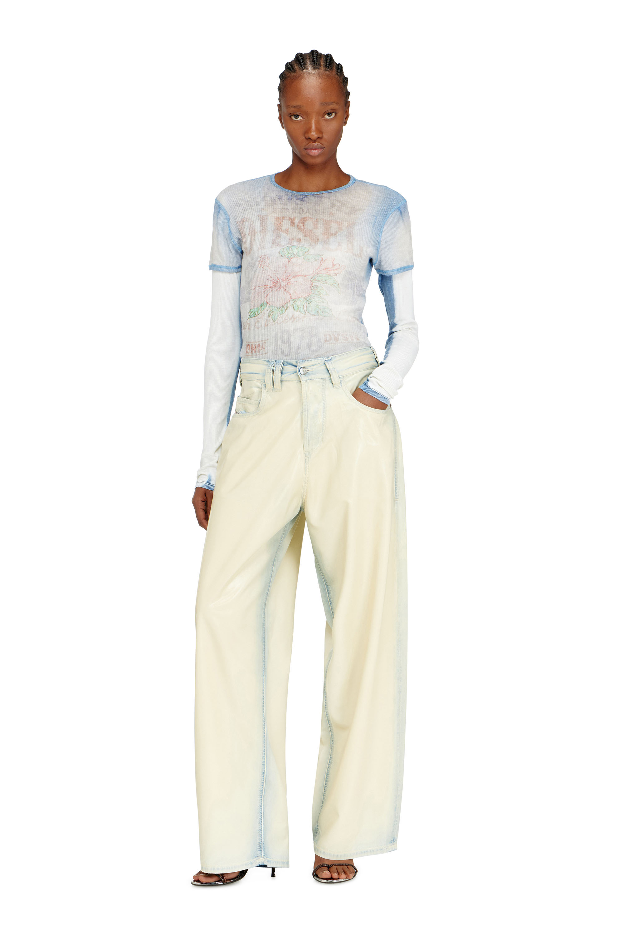 Diesel - Unisex's Relaxed Jeans 1997 D-Enim-M 068WD, Light Blue - 2