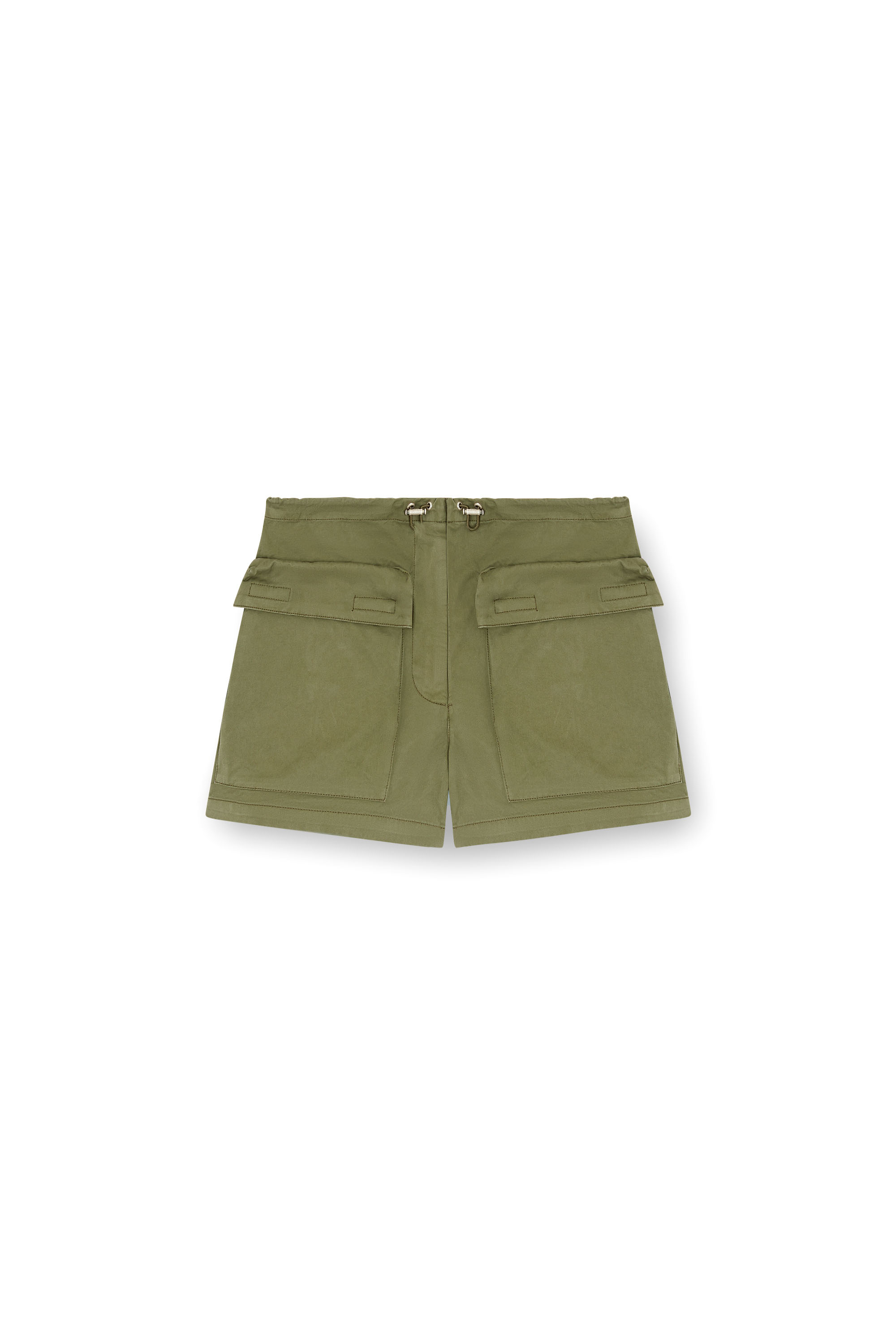 Diesel - S-ENESIS, Woman's Utility shorts in Military Green - 3