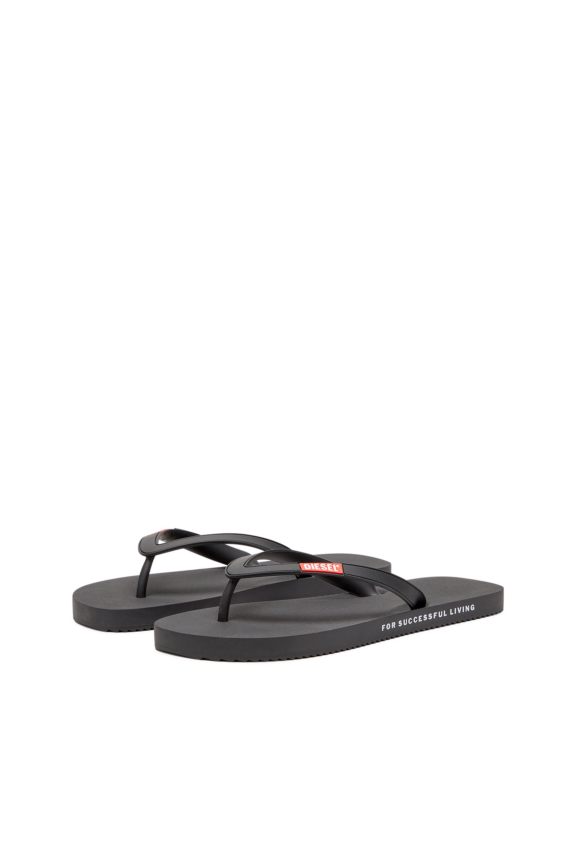 Diesel - SA-RIO, Man's Rubber flip-flops in Black - 8