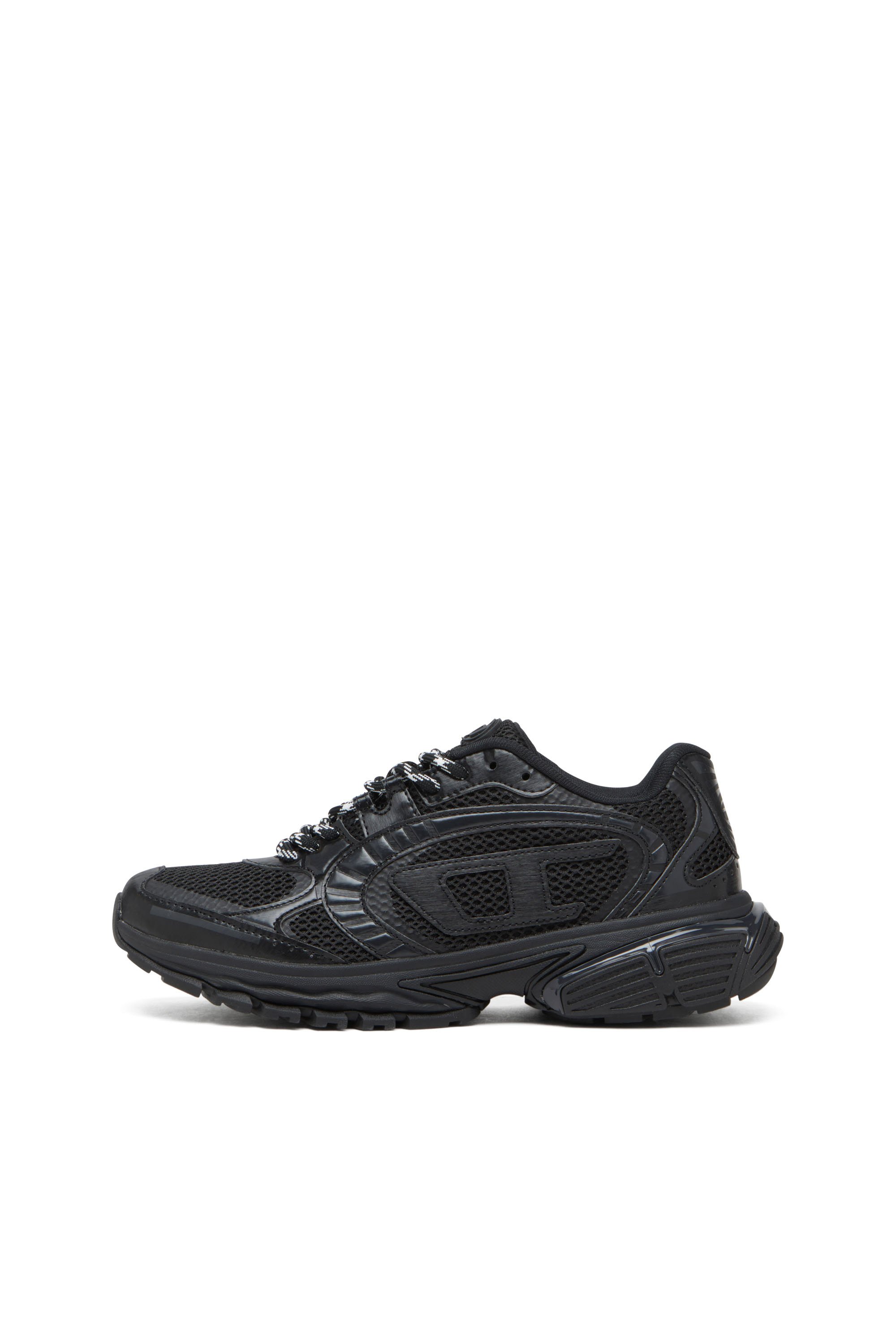 Diesel - S-PRO-V-DENSE LOW, Man's S-Pro-V-Dense-Mesh sneakers with Oval D logo in Black - 7