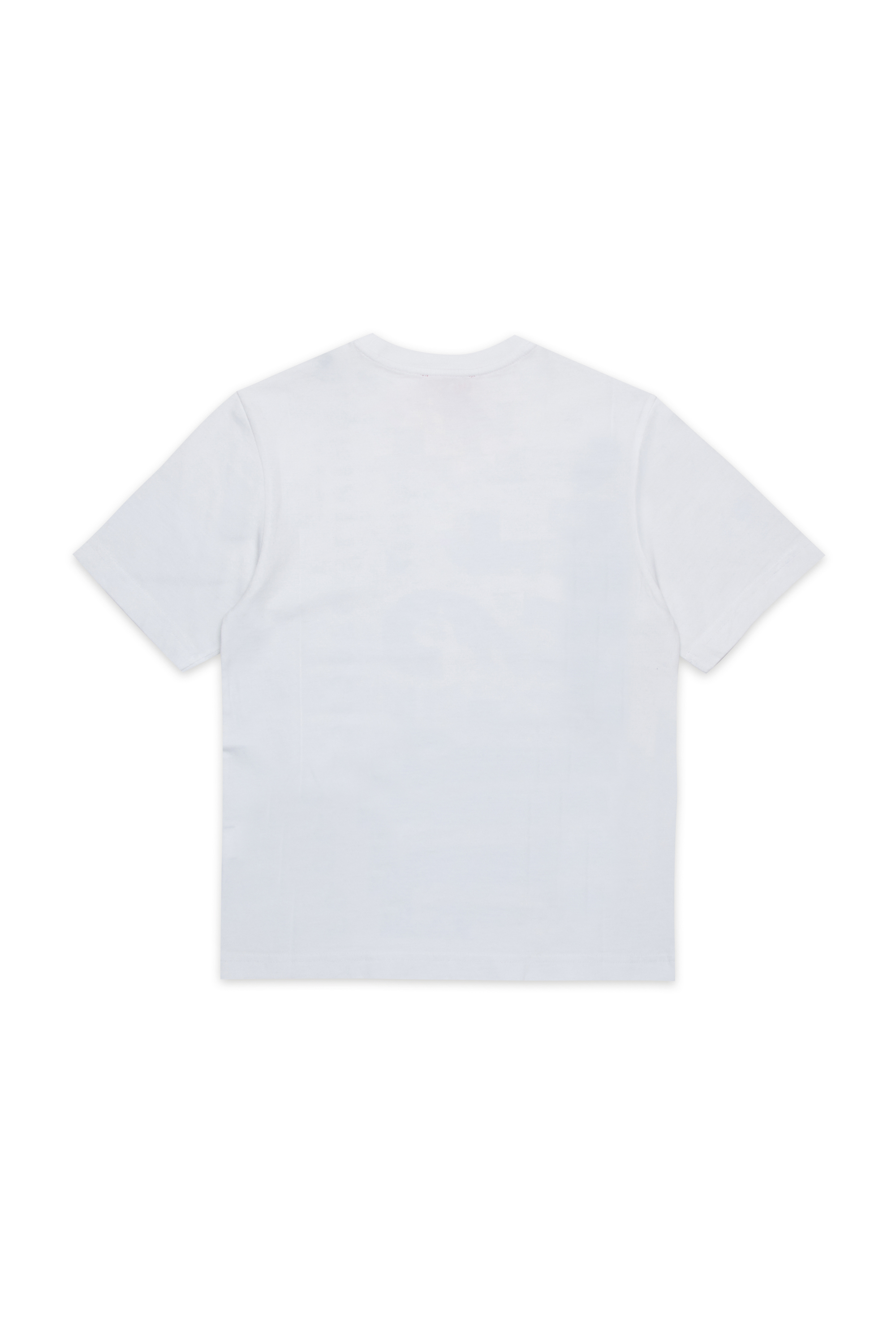 Diesel - TBOXTQ23 OVER, Man's Cotton t-shirt with logo print in White - 2