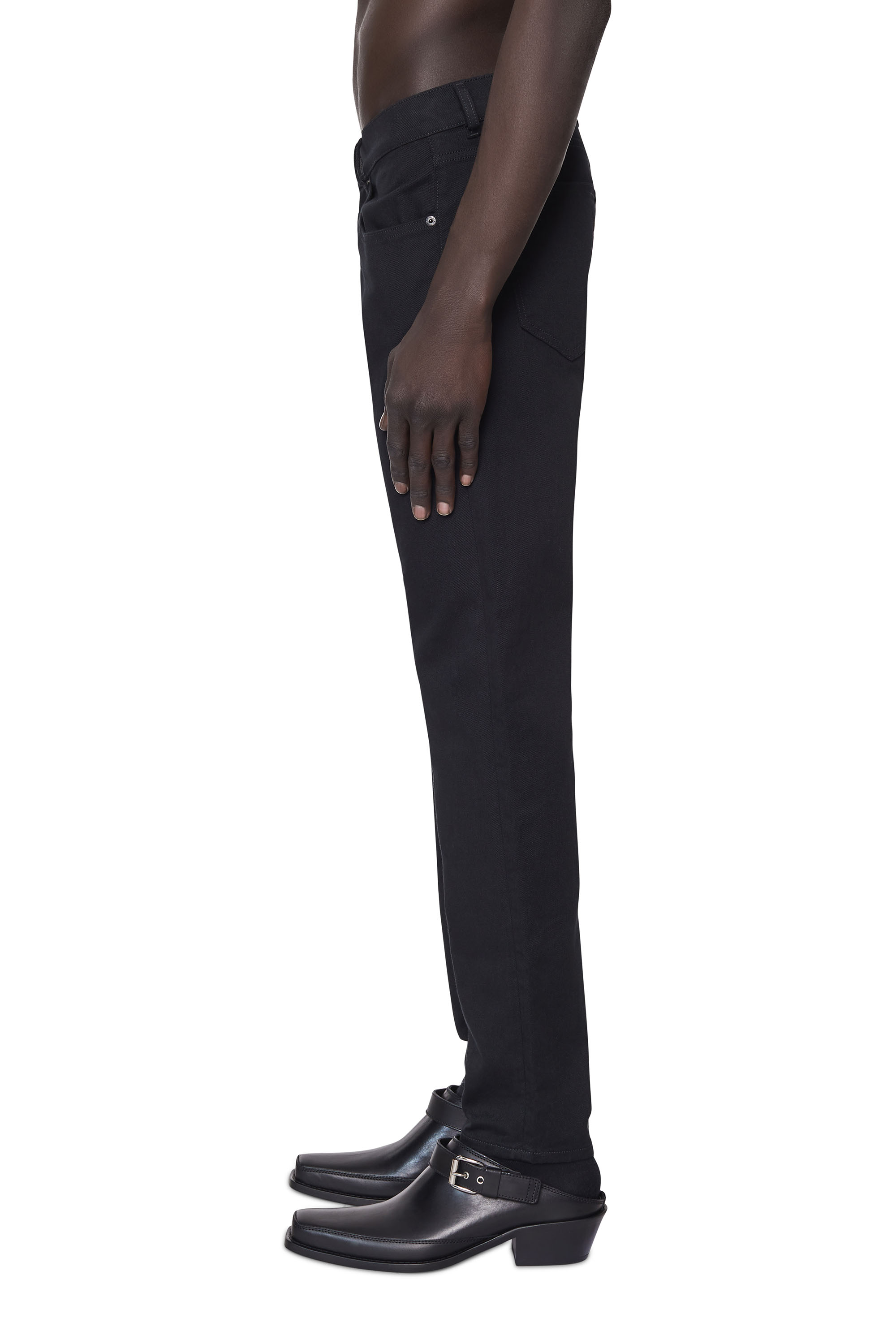 Diesel - 2019 D-Strukt 069YP Slim Jeans, Black/Dark grey - Image 4