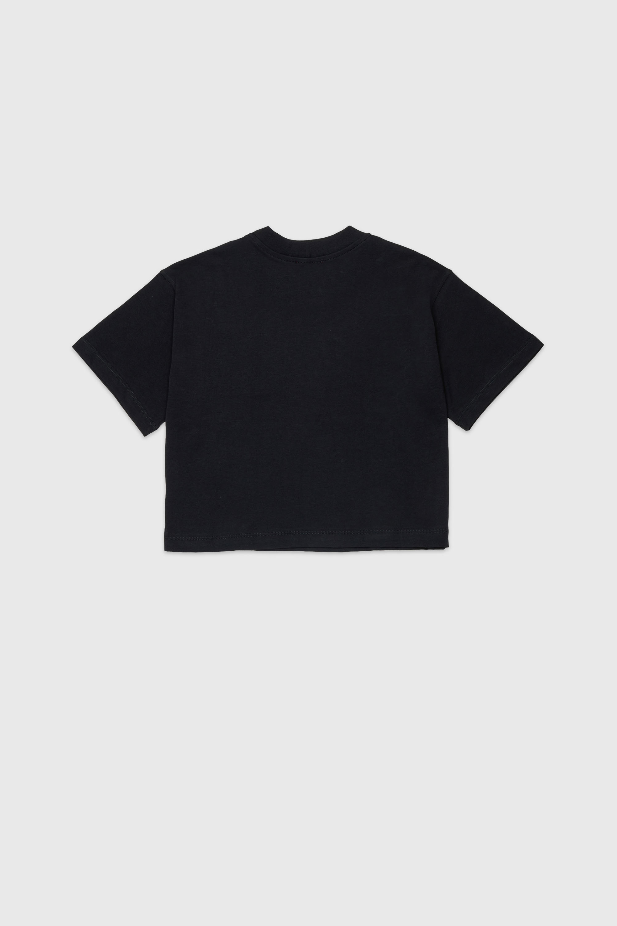Diesel - TLIXIN, Woman's Cropped T-shirt with Oval D logo in Black - 2