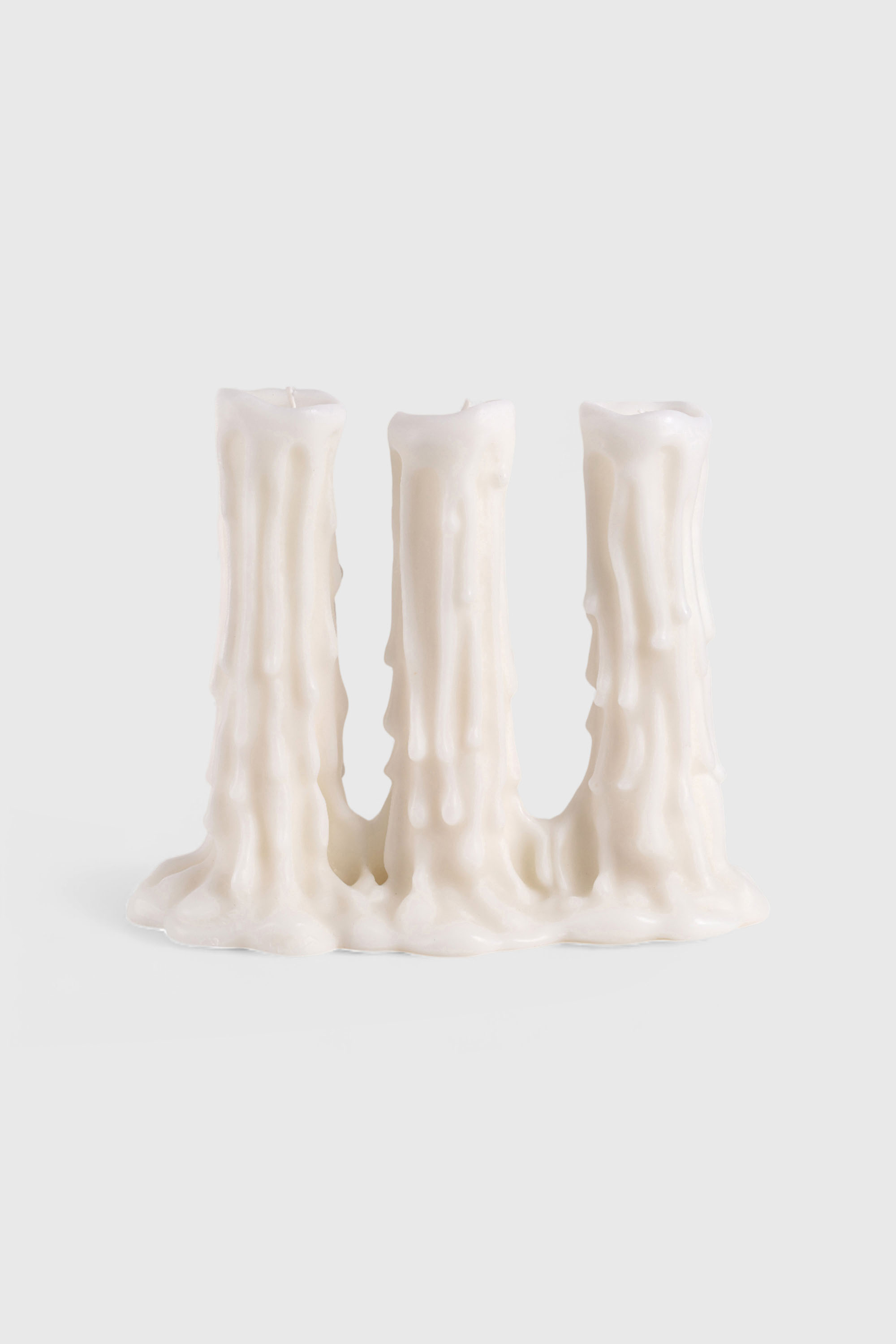Diesel - 11166 CANDLE&nbsp;"MELT-D&rdquo; CM 15,8X35X29,5 TR, Unisex's Triple‑body candle in White - 4