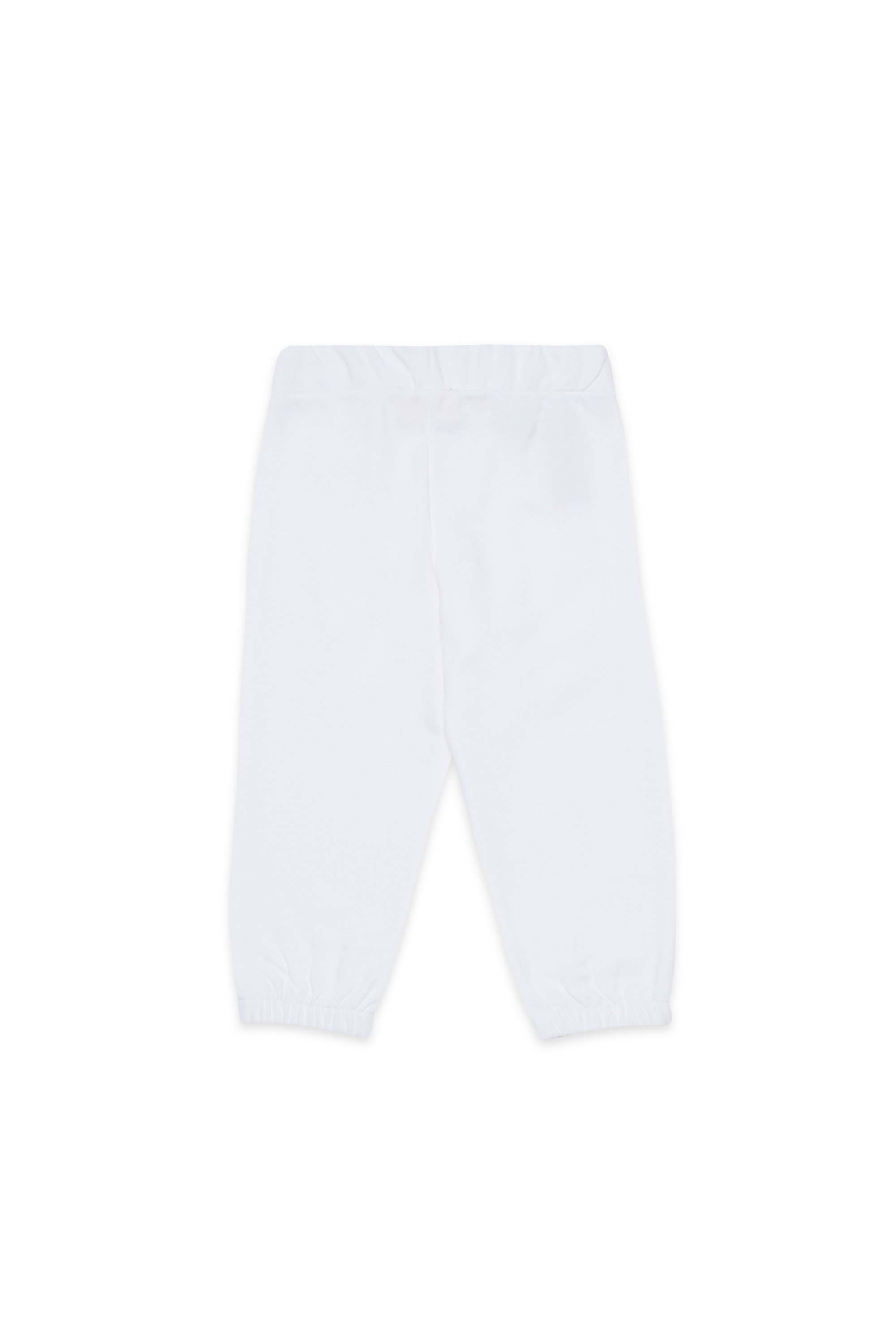 Diesel - PBASEB, Unisex's Sweatpants with smudged logo in White - 2