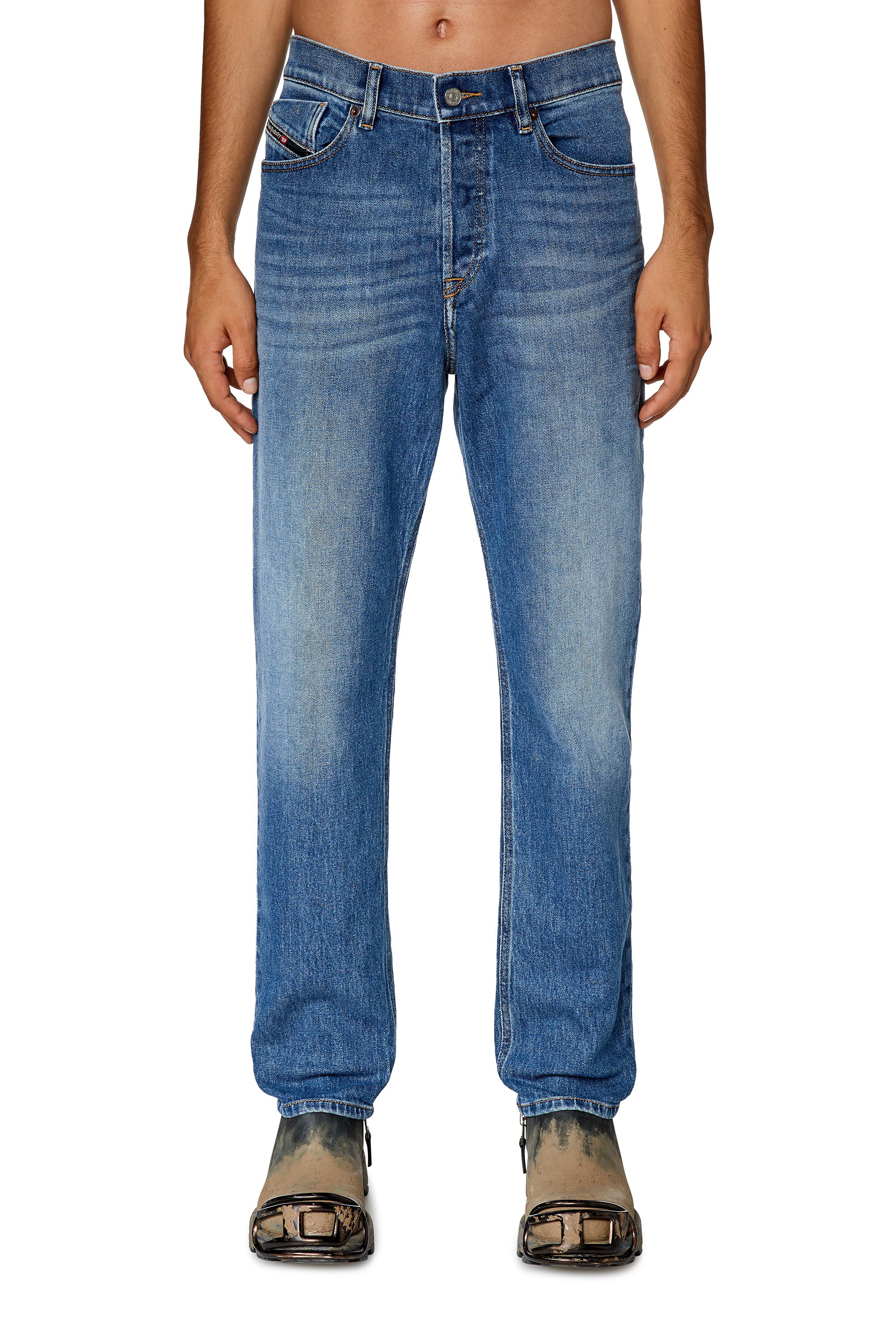 Diesel - Tapered Jeans 2005 D-Fining 09F82, Medium blue - Image 1