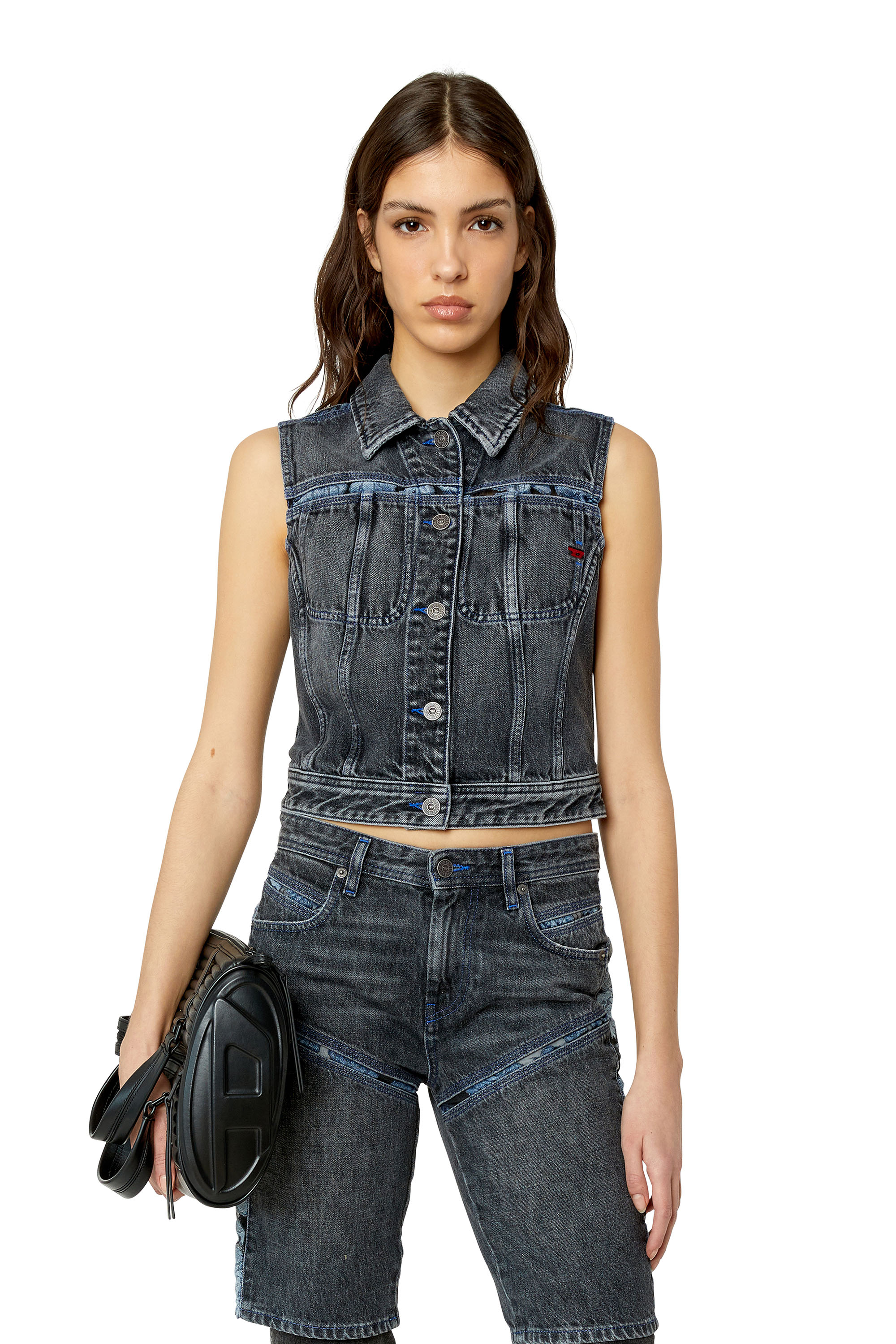 Diesel - DE-SLIMMY-SM-FSB, Black/Dark grey - Image 1