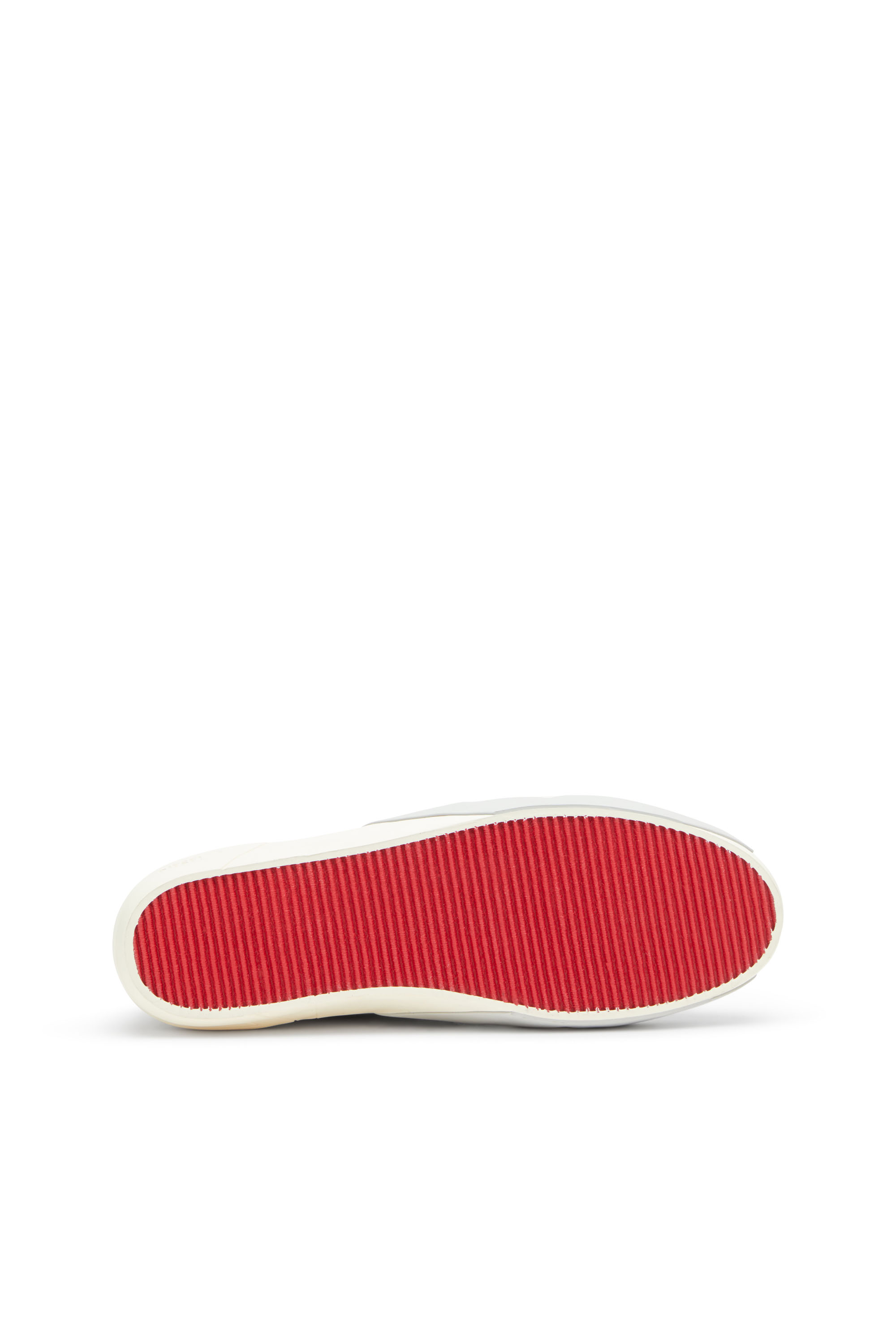 Diesel - S-SLANTE-D LOW, Man's S-Slante-D-Sneakers in suede and leather with D logo in White/Grey - 5