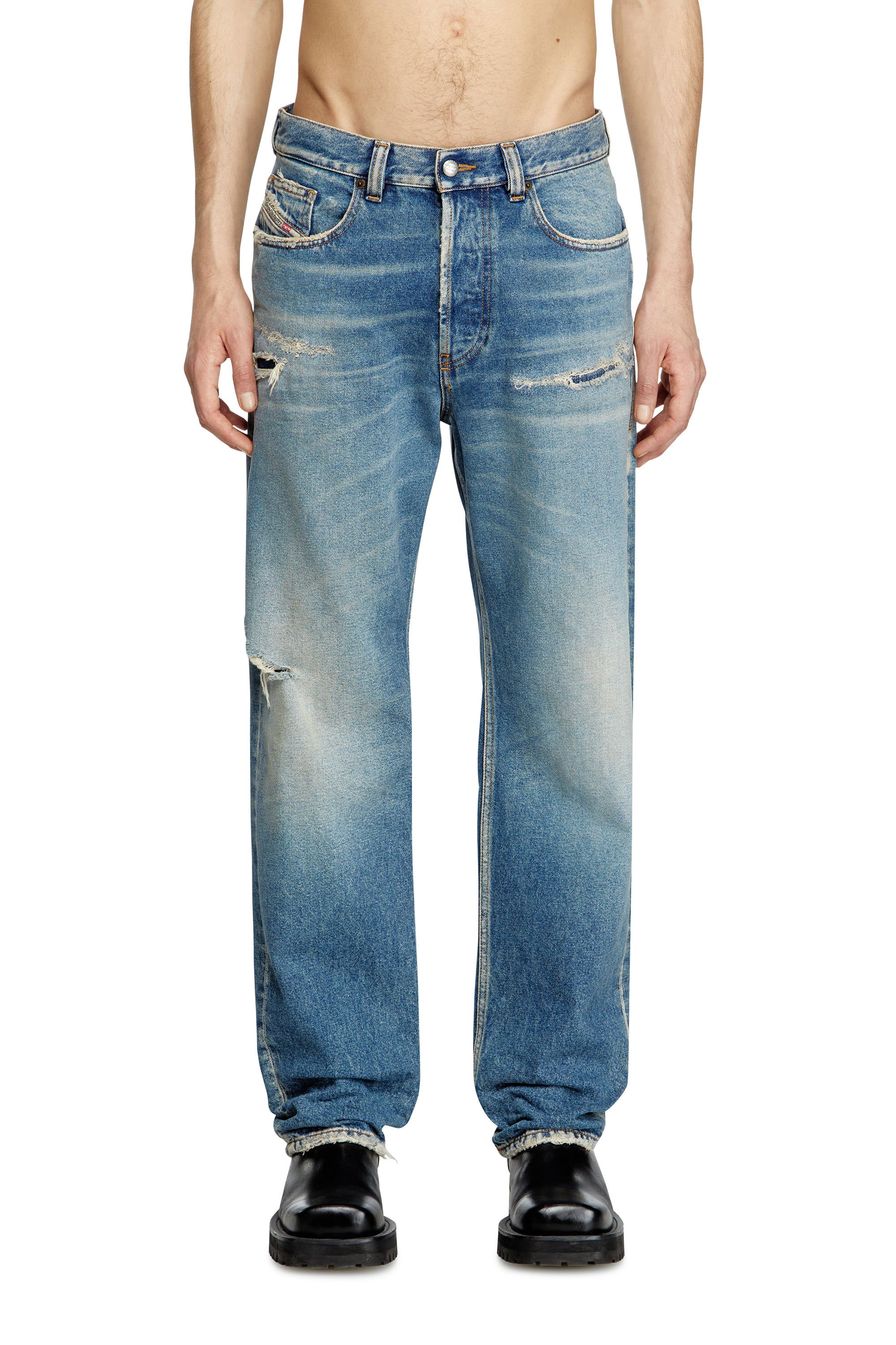 Diesel - Man's Regular Jeans 2010 D-Macs 09L43, Medium blue - 1