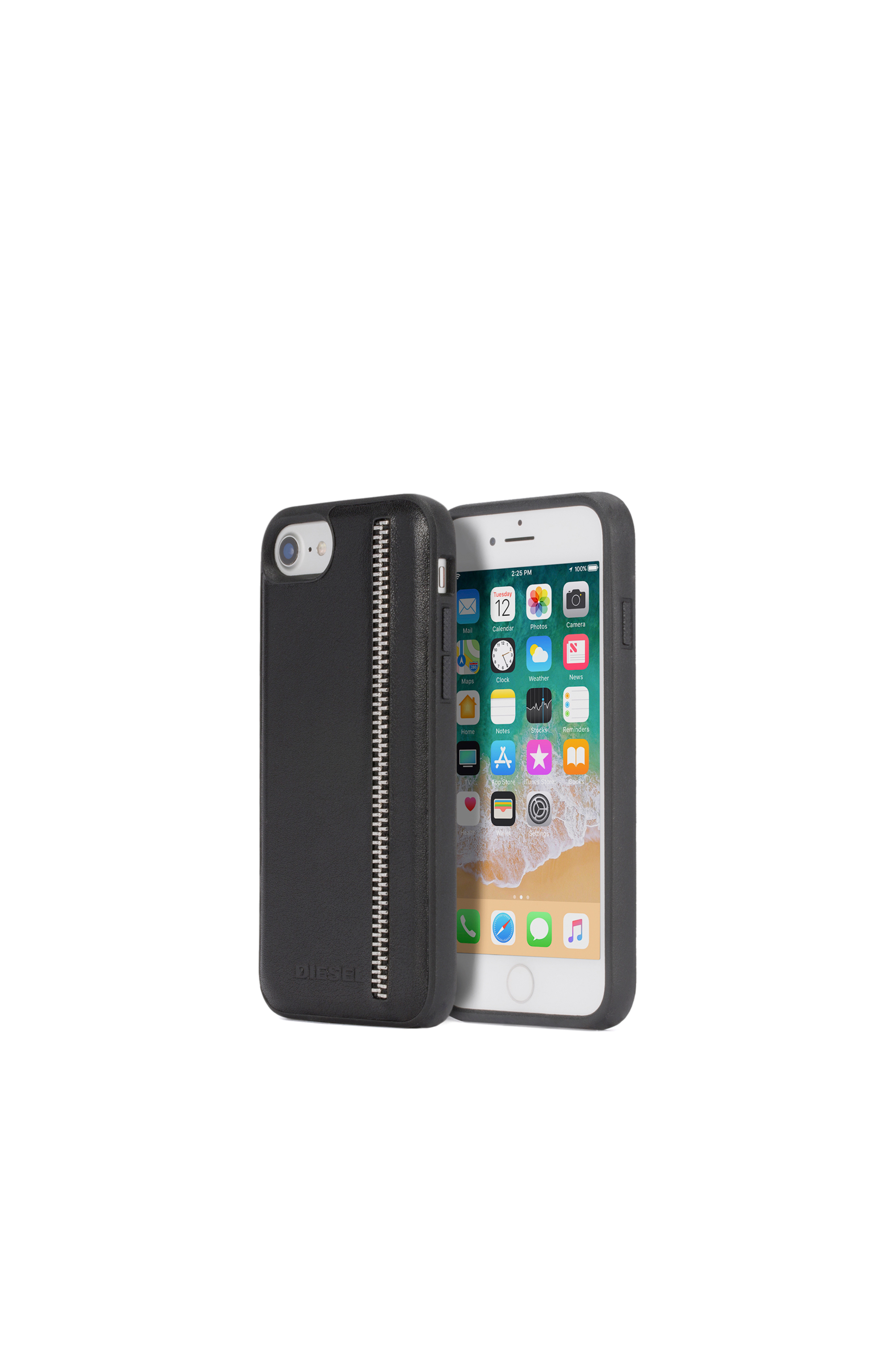 ZIP BLACK LEATHER IPHONE 8/7/6s/6 CASE, 