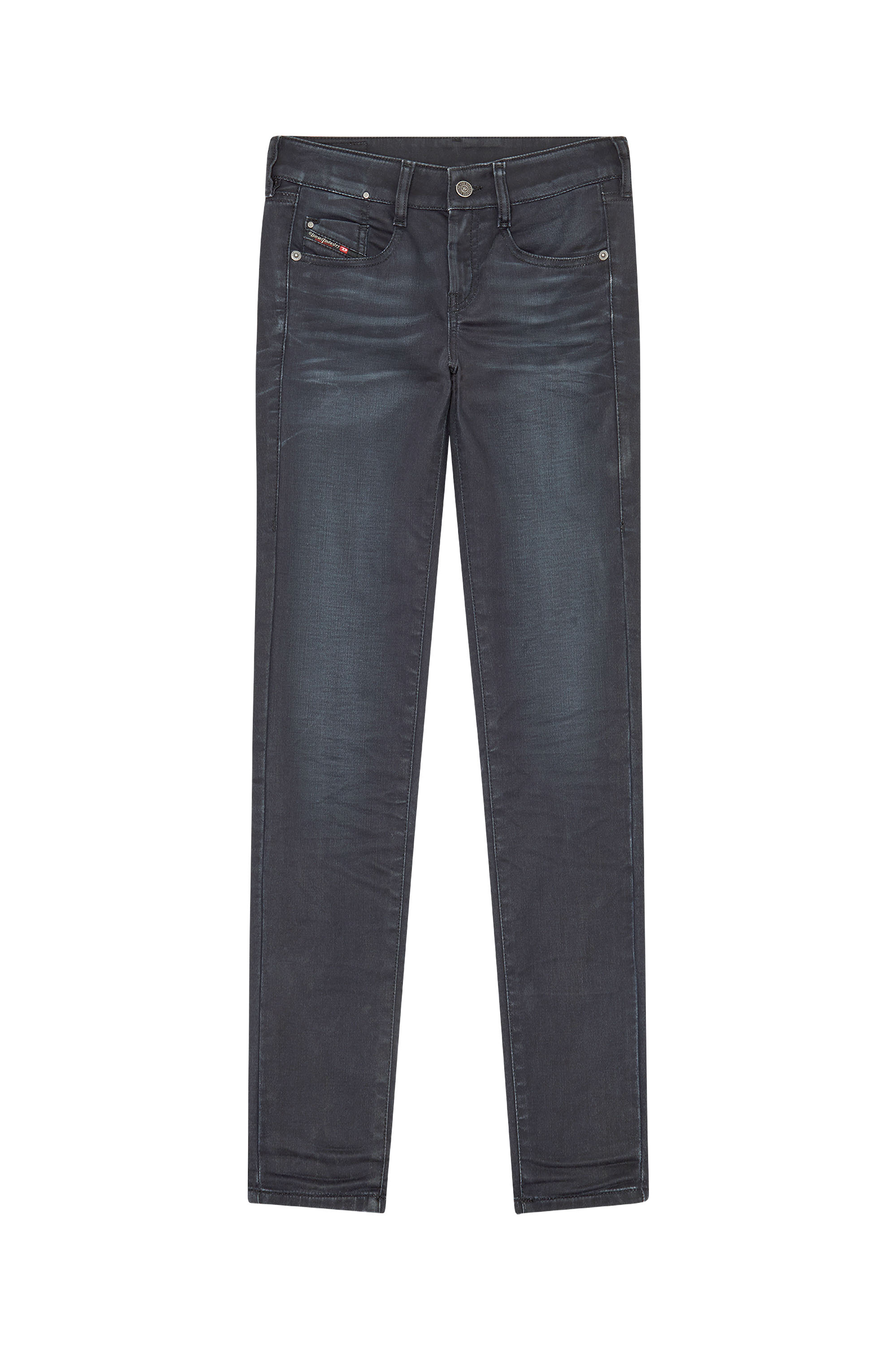Diesel - D-Ollies JoggJeans® 068CQ Slim, Black/Dark grey - Image 6