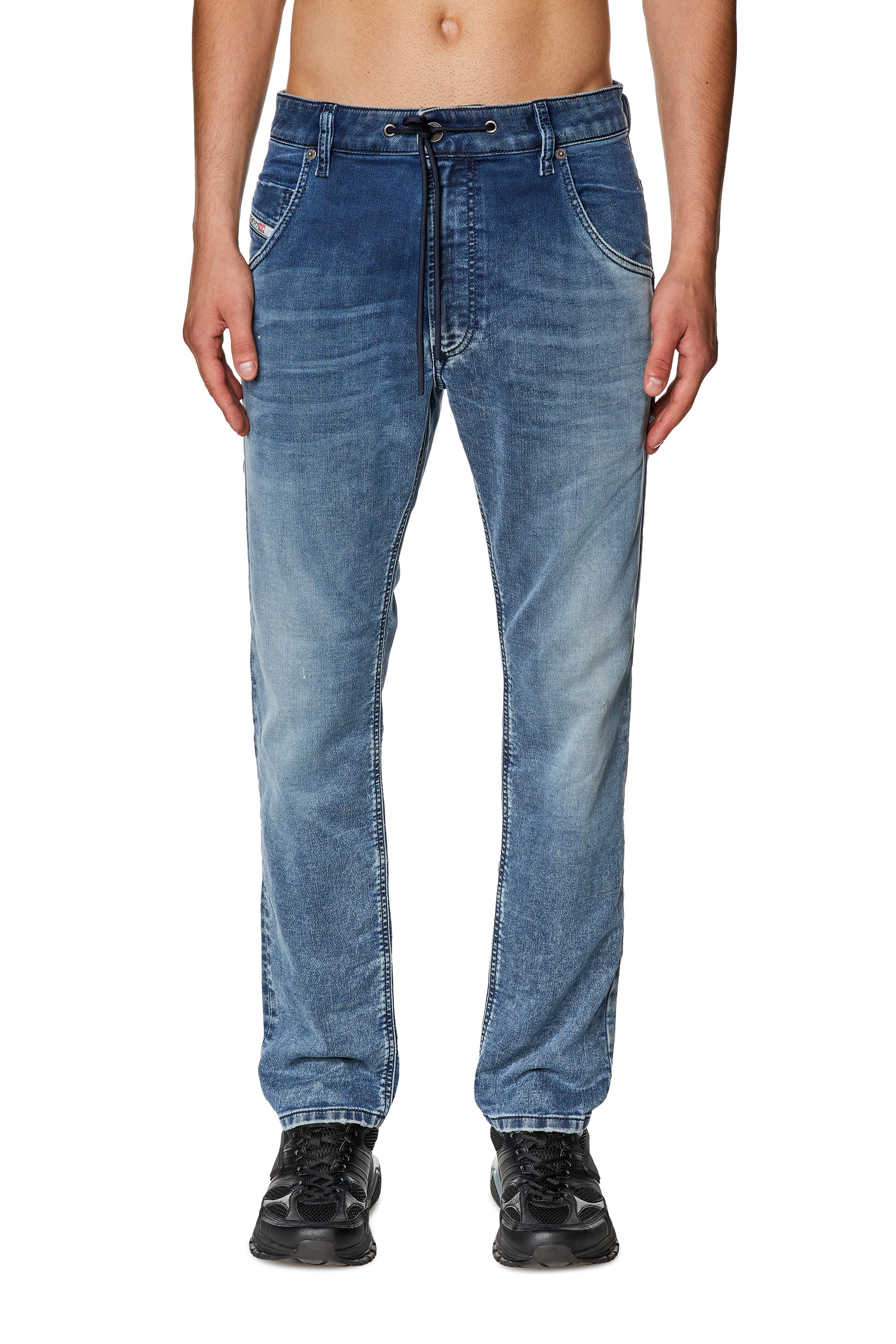 Diesel - Tapered 2030 D-Krooley Joggjeans® 09I75, Medium blue - Image 2
