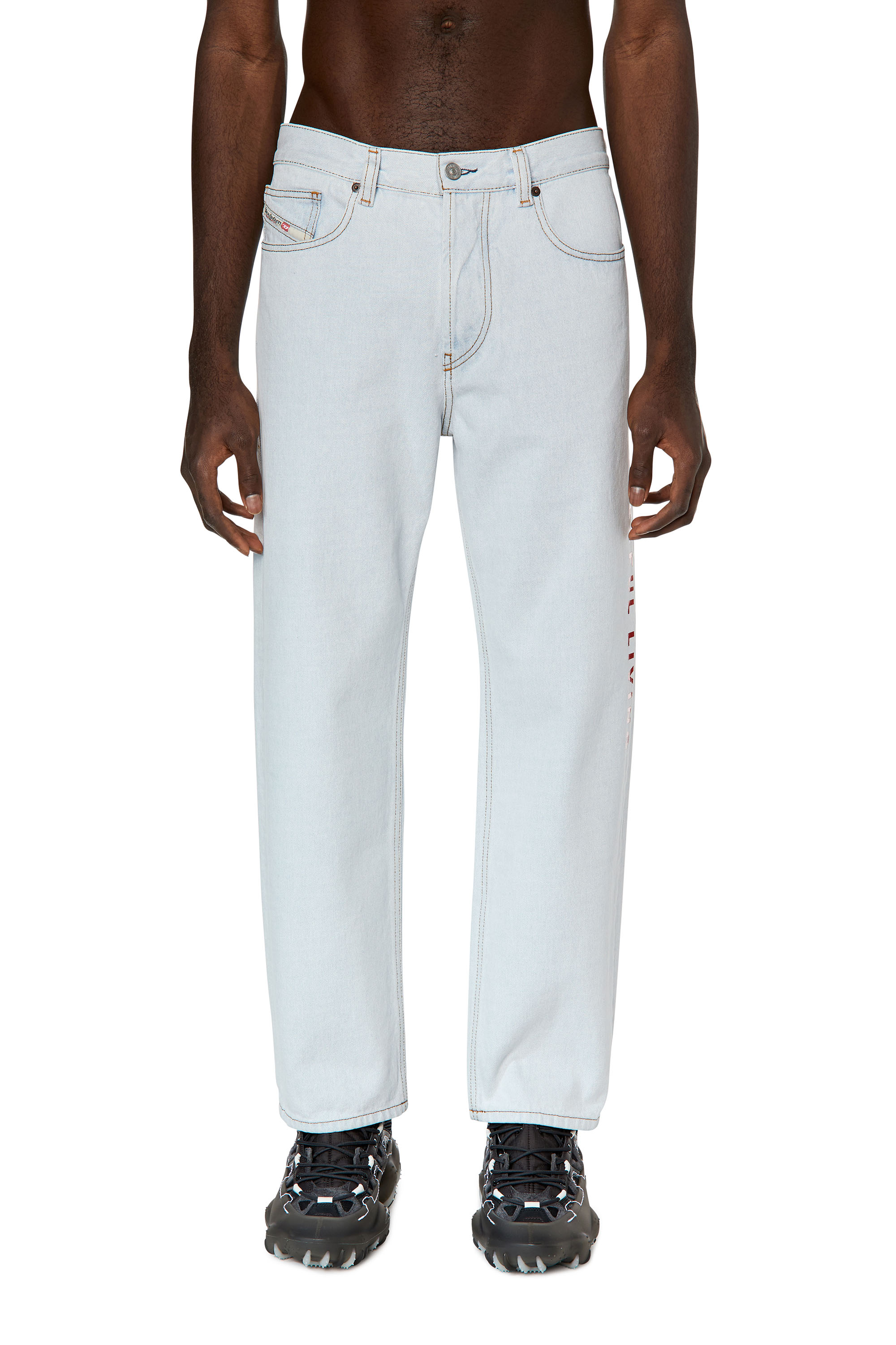 Diesel - 2010 0079Z Straight Jeans, Light Blue - Image 1