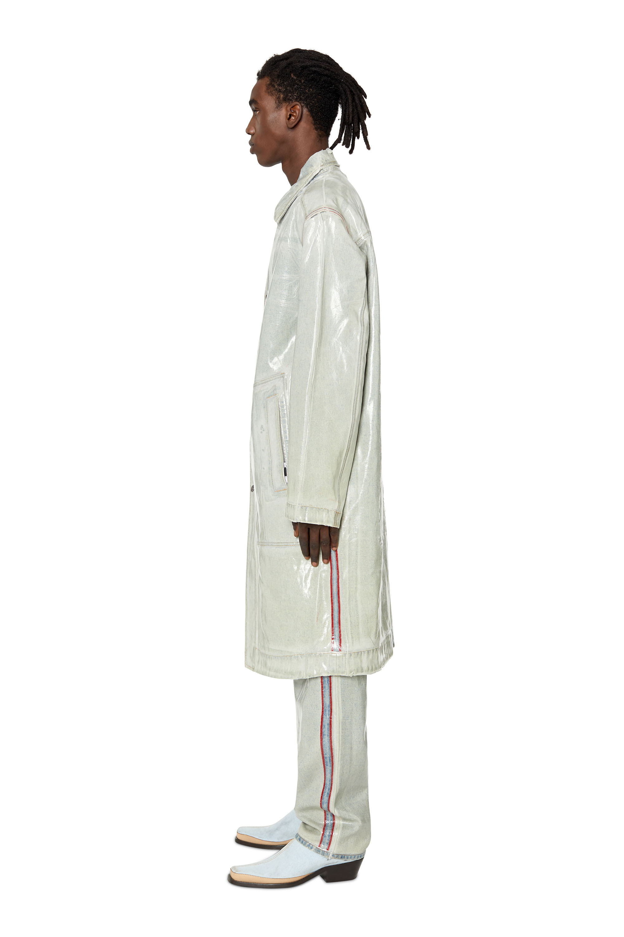 Diesel - D-ROKU-LONG-FSB, Light Grey - Image 5