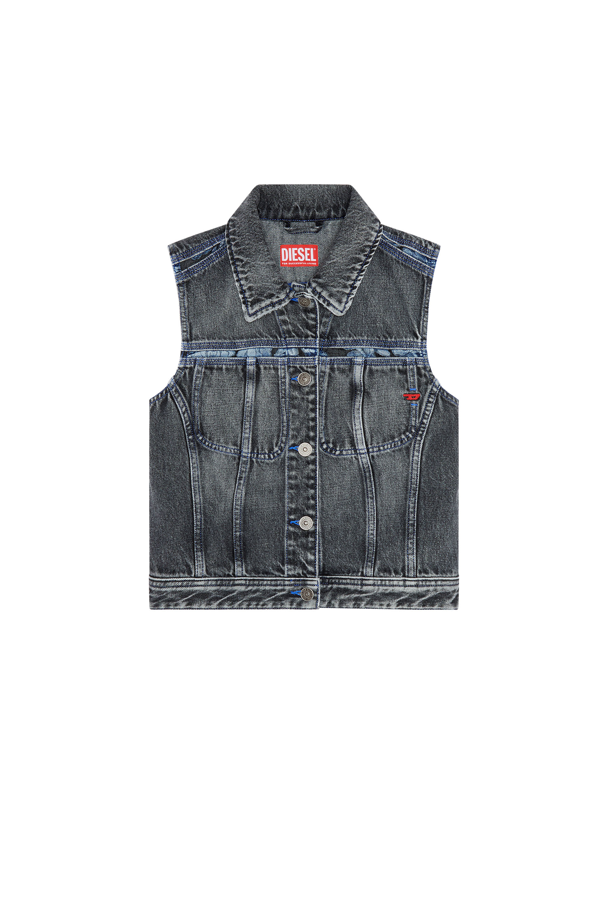 Diesel - DE-SLIMMY-SM-FSB, Black/Dark grey - Image 3