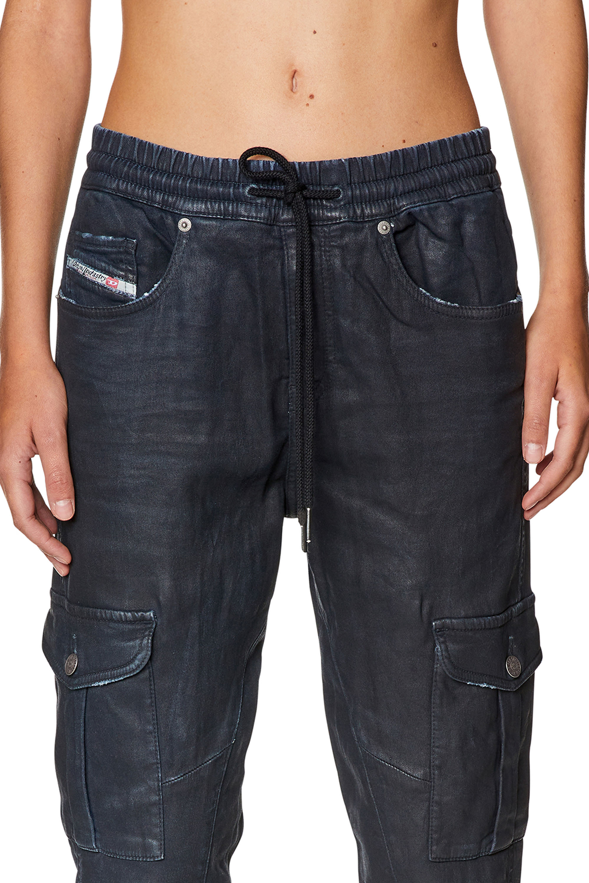 Diesel - Slim D-Ursy Track Denim 09H05, Dark Blue - Image 3