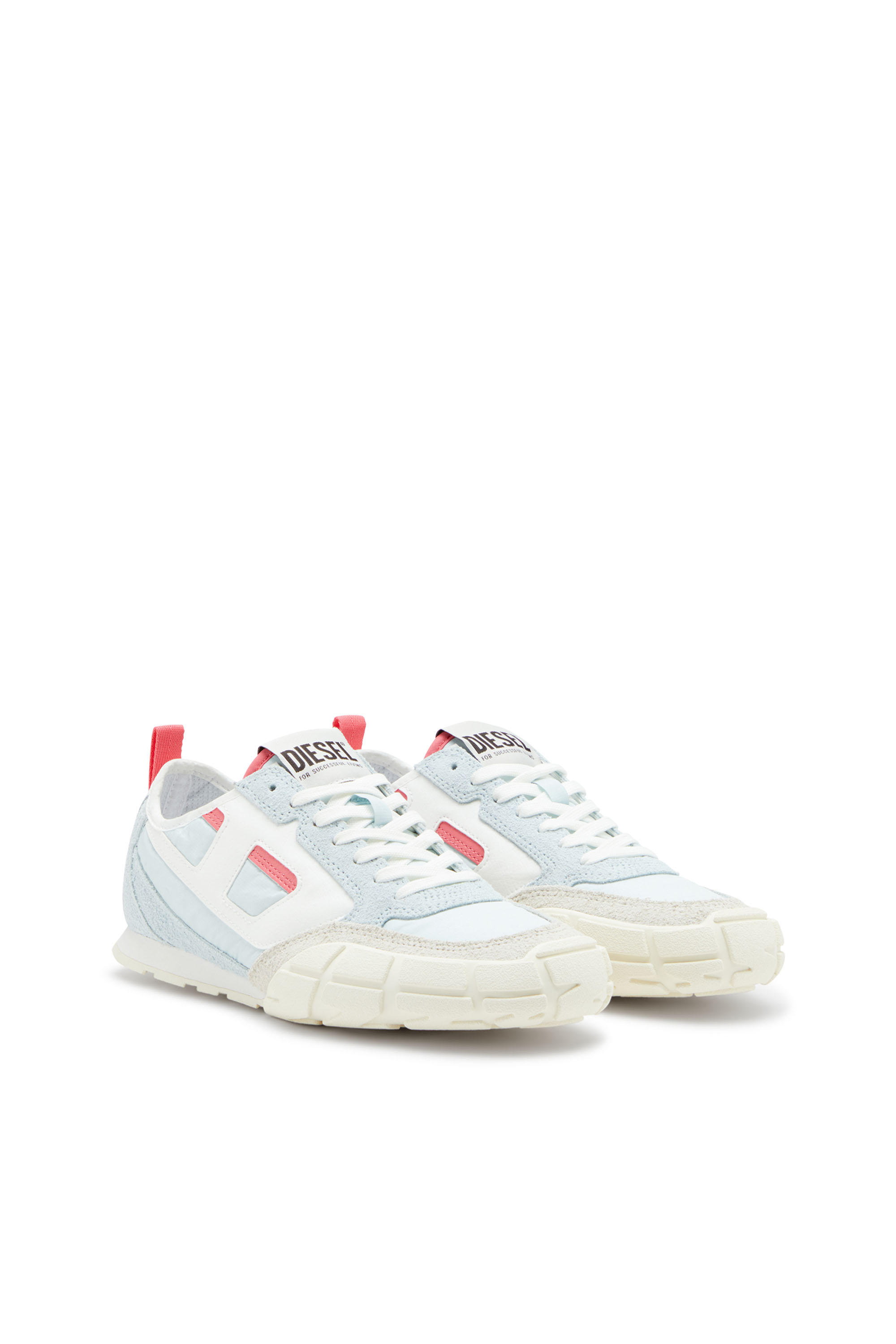Diesel - S-PAGODHA LOW W, Woman's Sneakers in leather, suede and ripstop in null - 3