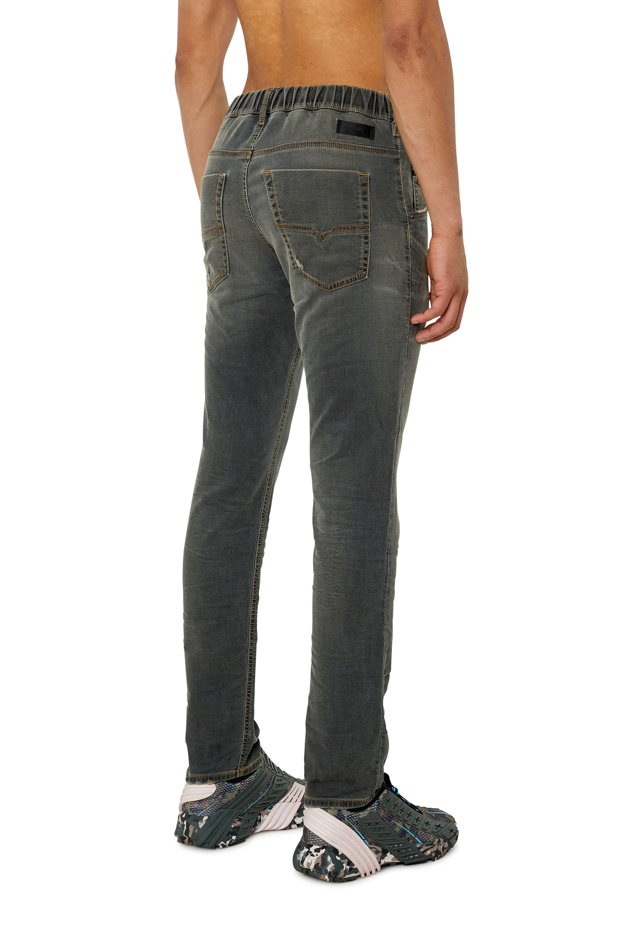 Diesel - Tapered 2030 D-Krooley Joggjeans® E689V, Dark grey - Image 3