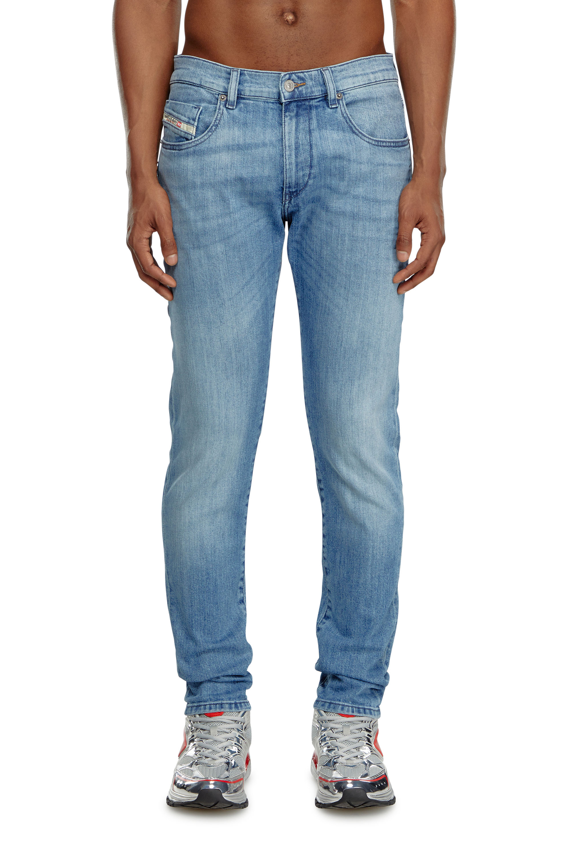 Diesel - Slim Jeans 2019 D-Strukt 0GRDI, Light Blue - Image 1