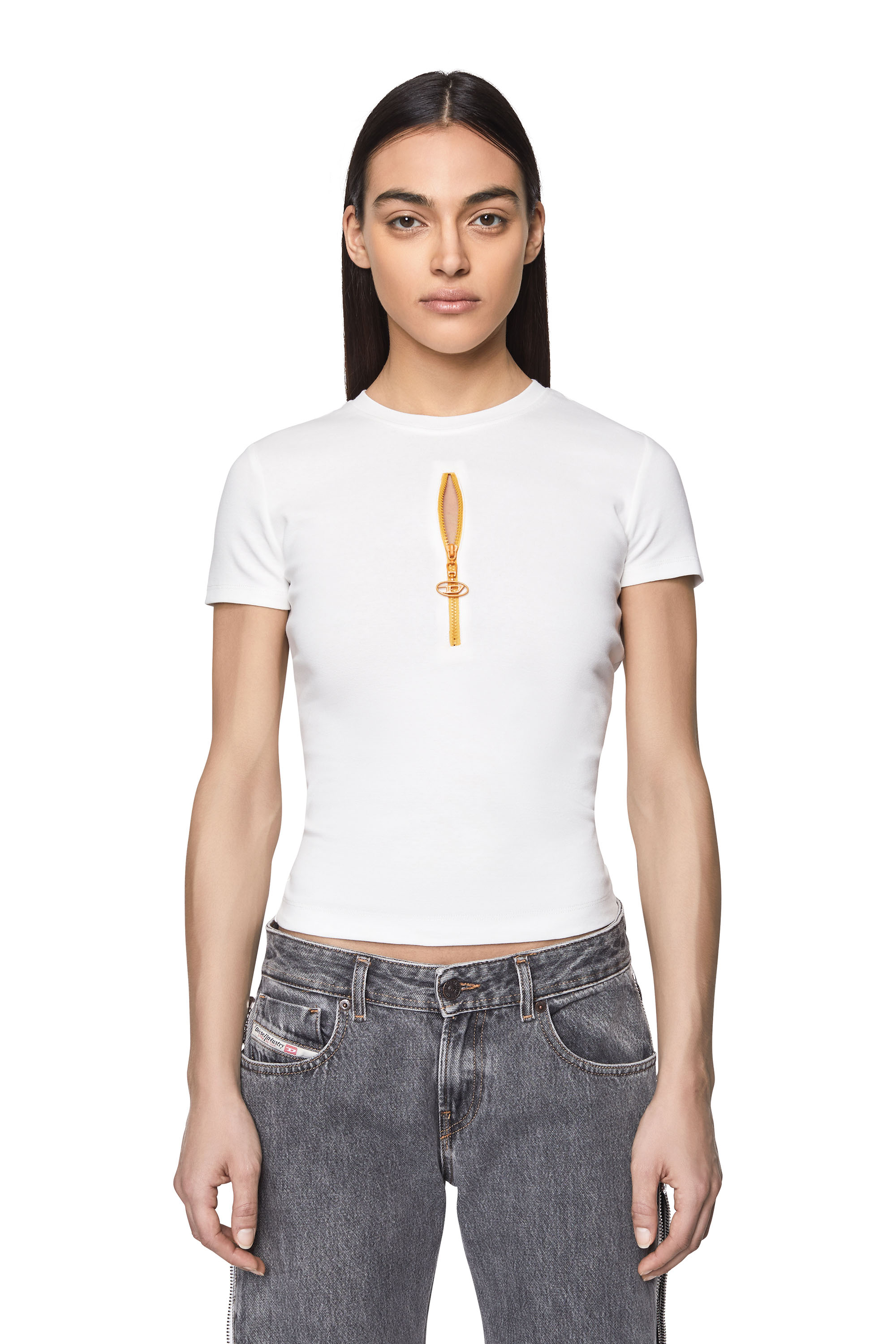 Diesel - T-VAZY, White/Yellow - Image 1
