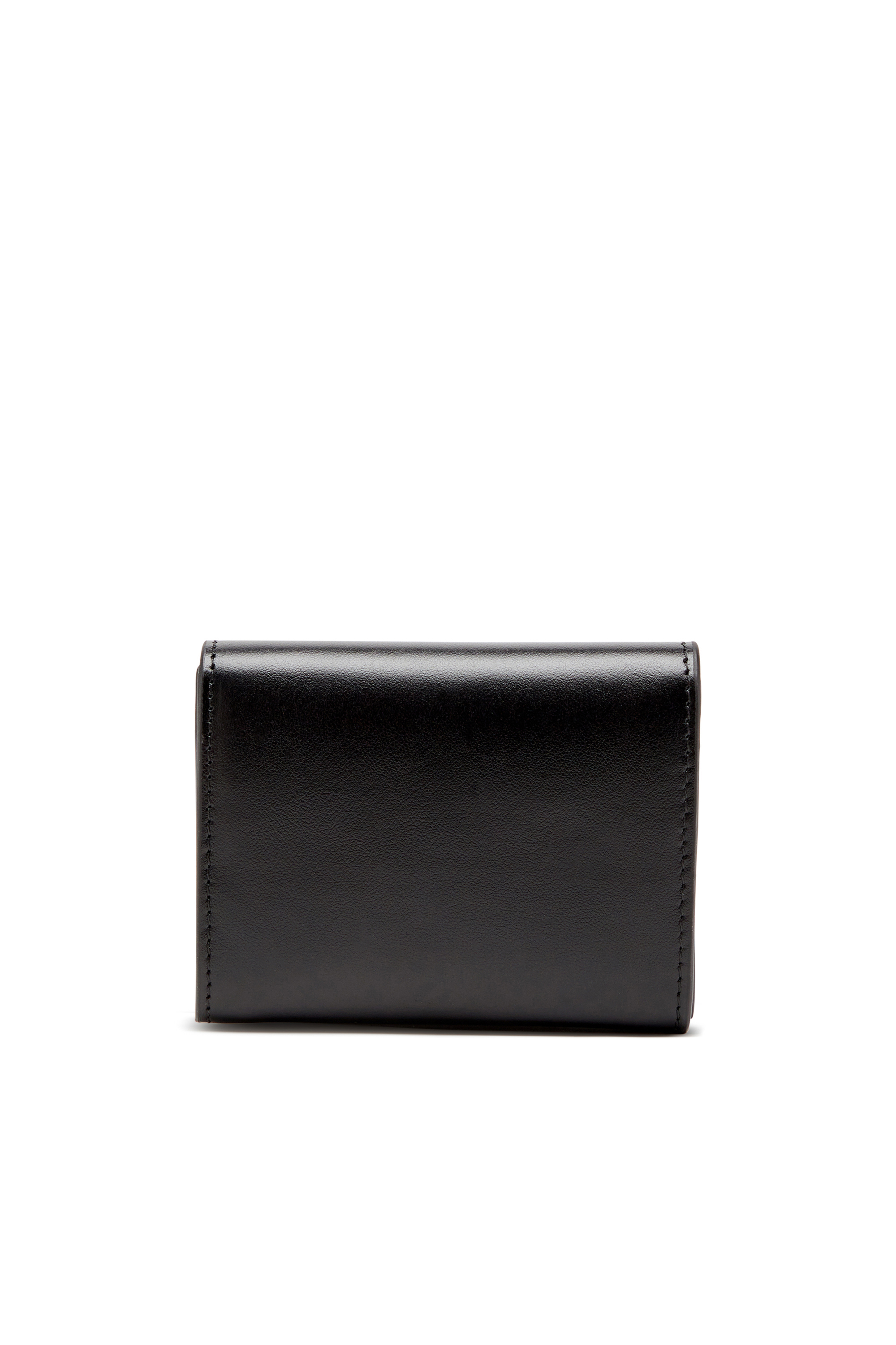 Diesel - HOLI-D CARD HOLDER S II, Man's Bi-fold leather card holder in Black - 2