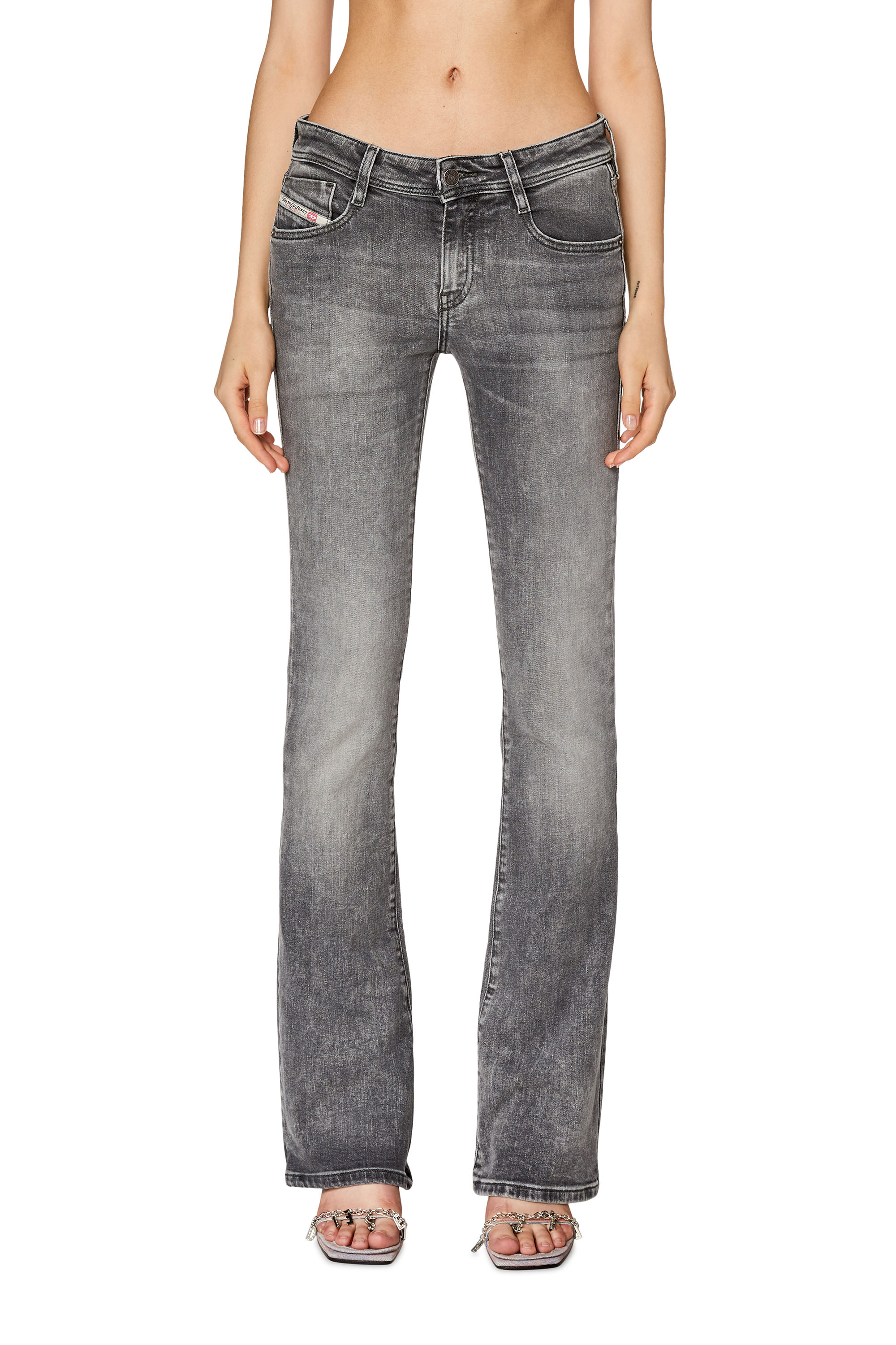 Diesel - Bootcut and Flare Jeans 1969 D-Ebbey 0ENAQ, Grey - Image 1