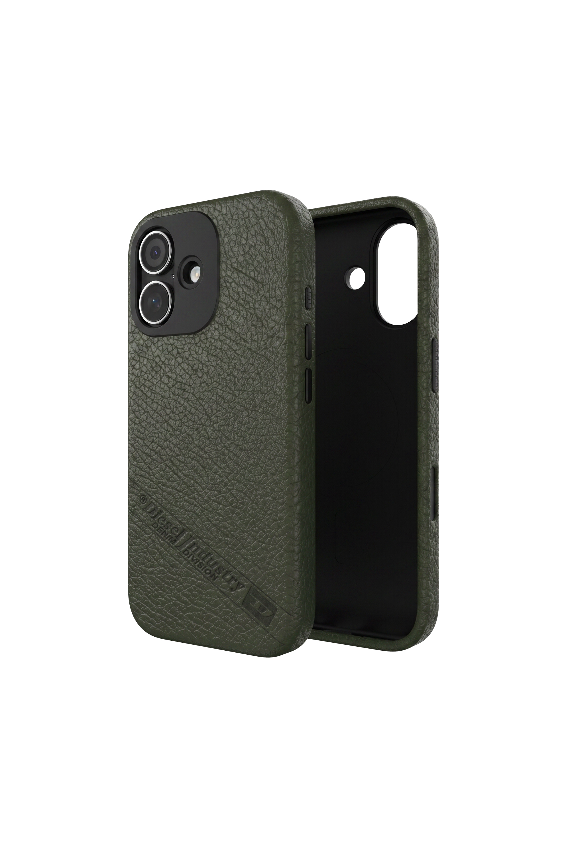 Diesel - 60646 MOULDED CASE, Unisex's Flag D case with MagSafe for iPhone 17 in Dark Green - 1