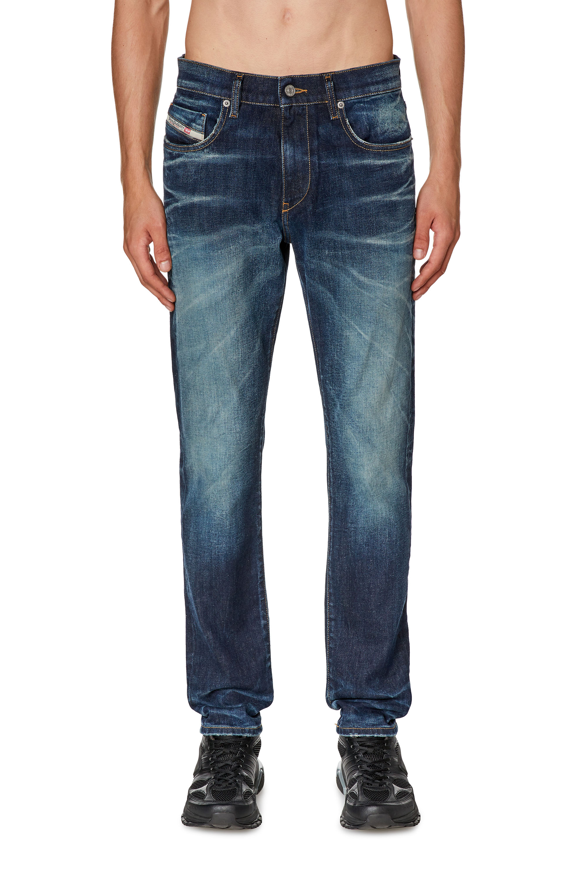 Diesel - Slim Jeans 2019 D-Strukt 09G29, Dark Blue - Image 2