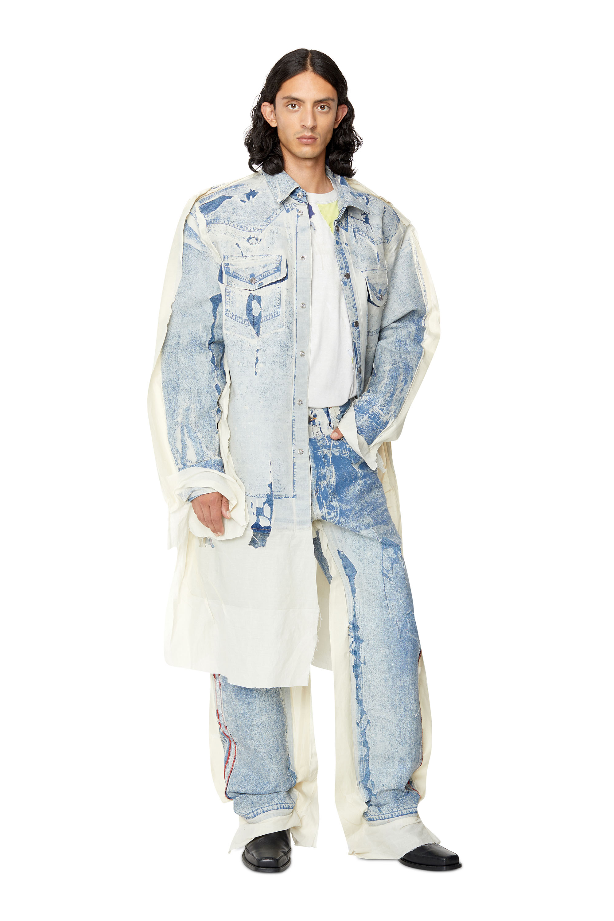 Diesel - 2010 D-Macs 007K3 Straight Jeans, Light Blue - Image 5
