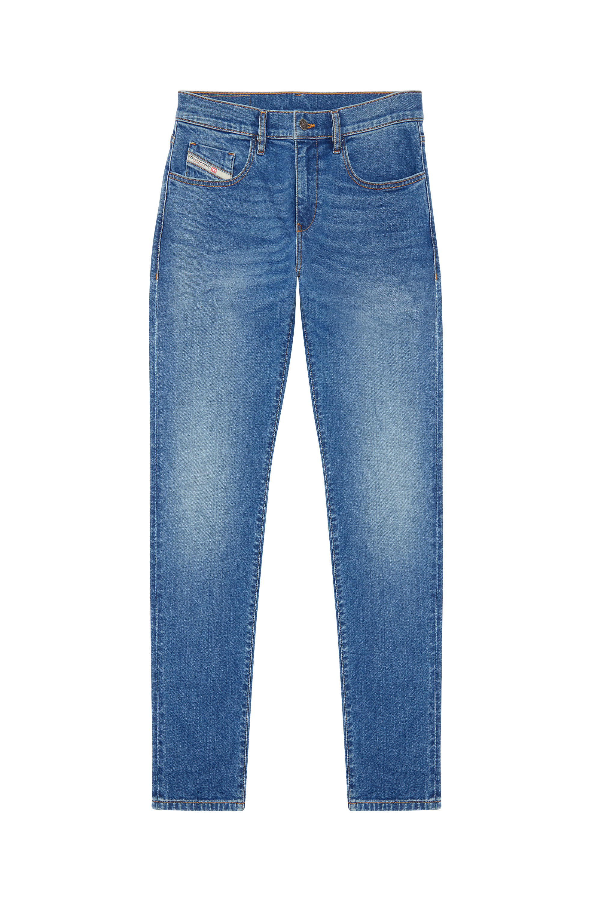 Diesel - 2019 D-Strukt 0ENAT Slim Jeans, Medium blue - Image 5
