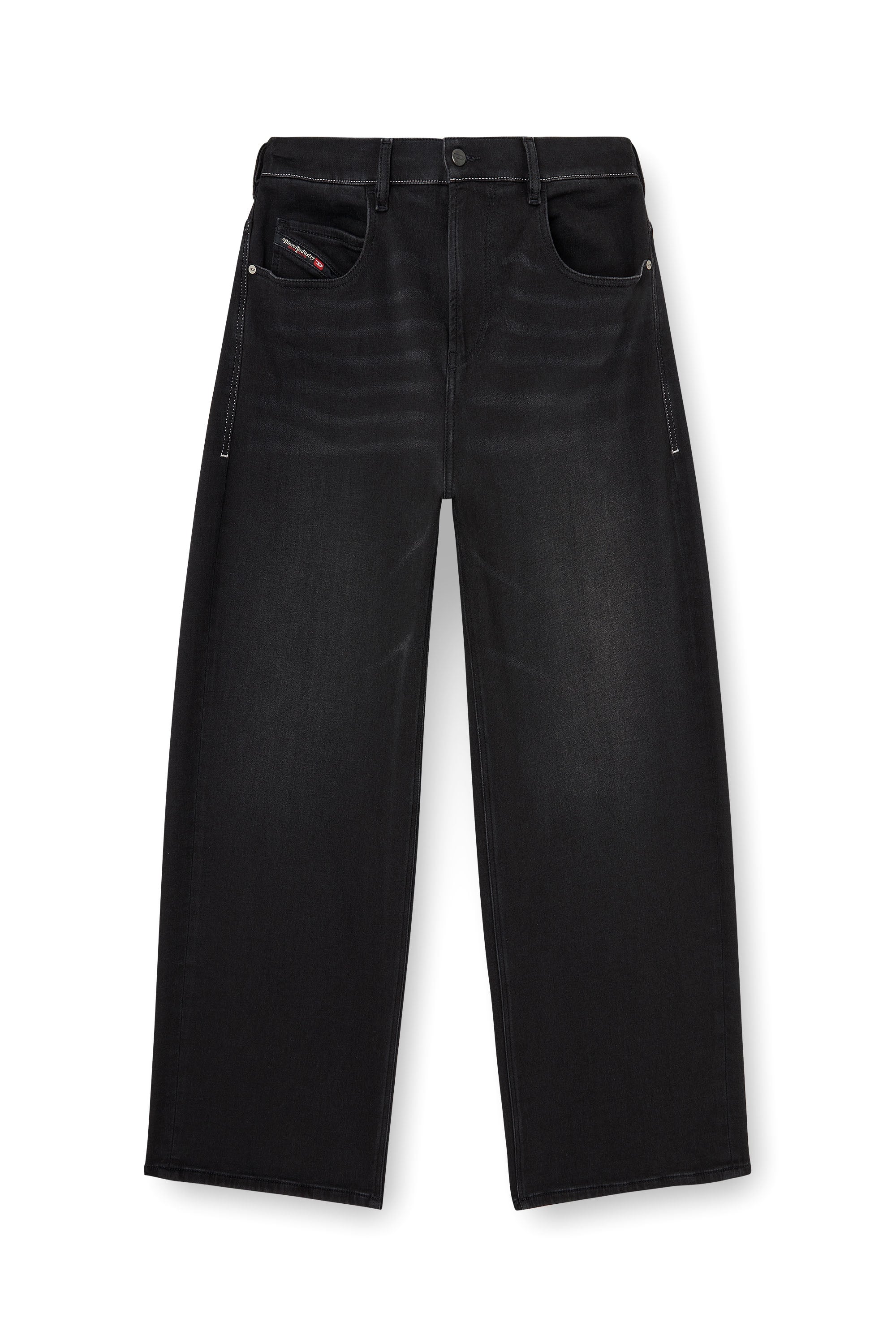 Diesel - Unisex's Relaxed 2097 D-Enim-M Joggjeans&reg; 09P90, Black/Dark grey - 4