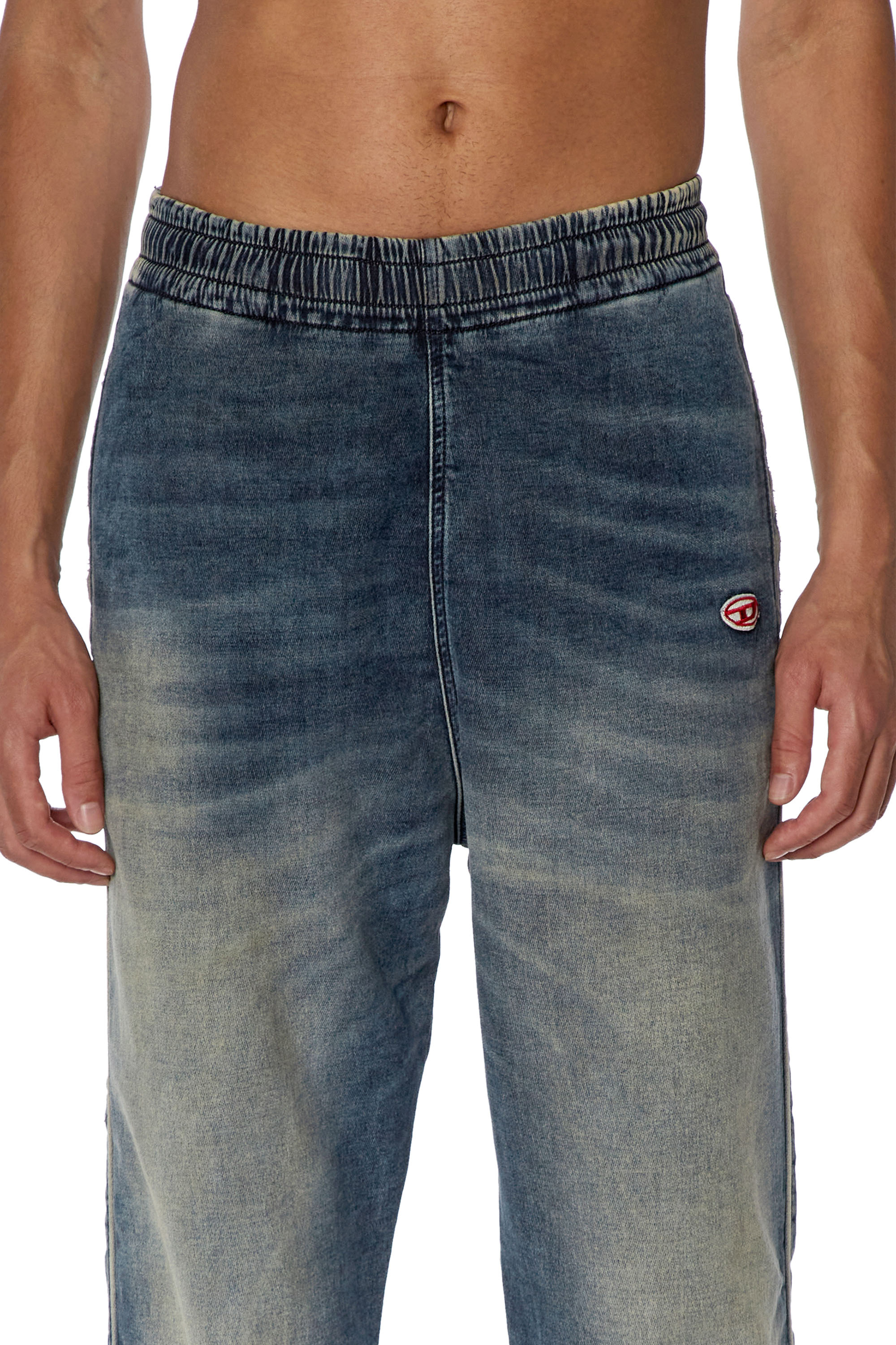 Diesel - Tapered D-Lab Track Denim 068FN, Dark Blue - Image 4