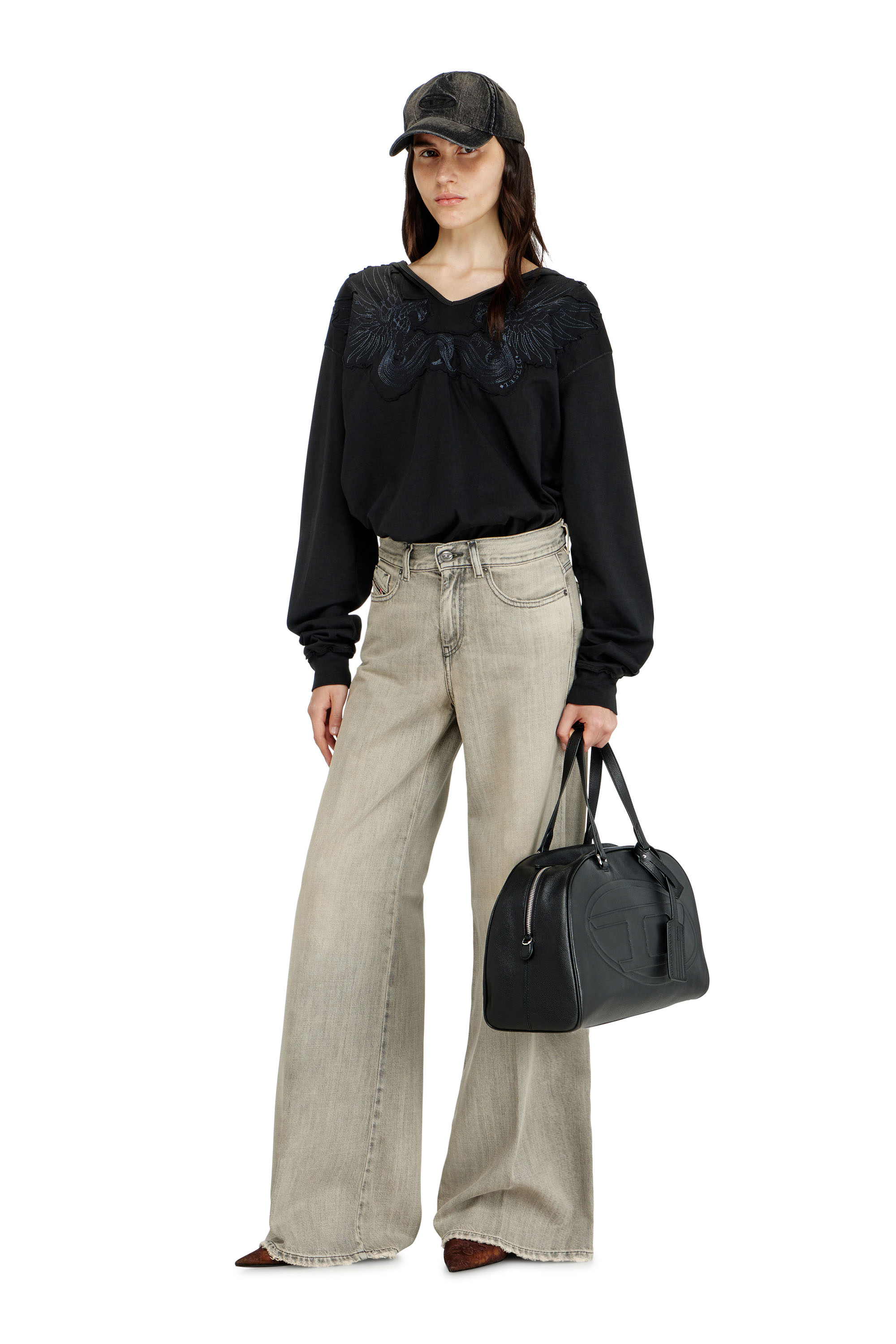 Diesel - Woman's Flare Jeans 1978 D-Akemi 068RU, Grey - 2