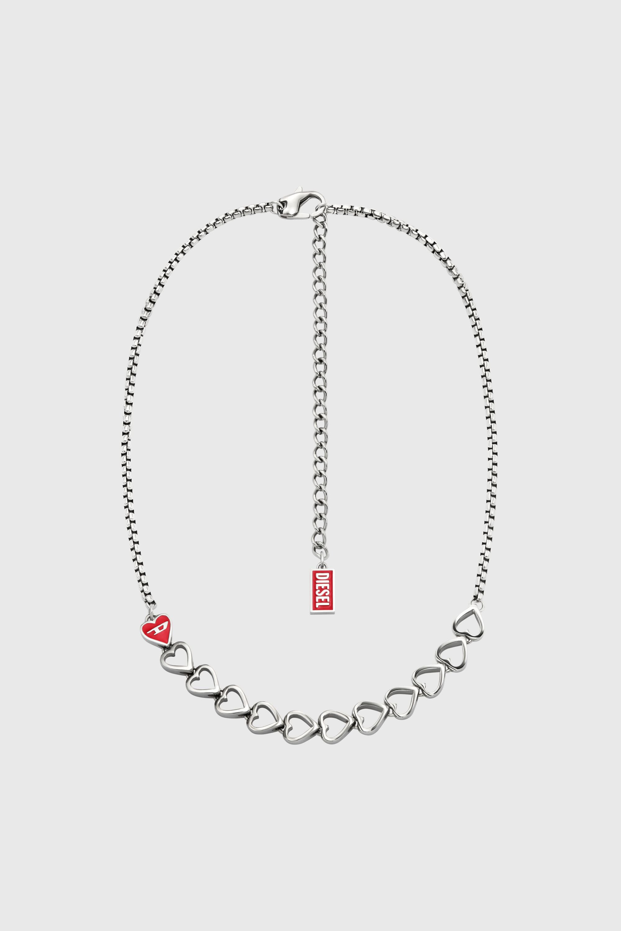 Diesel - DX166640 JEWELLERY, Unisex's Stainless Steel Chain Necklace in Silver - 1