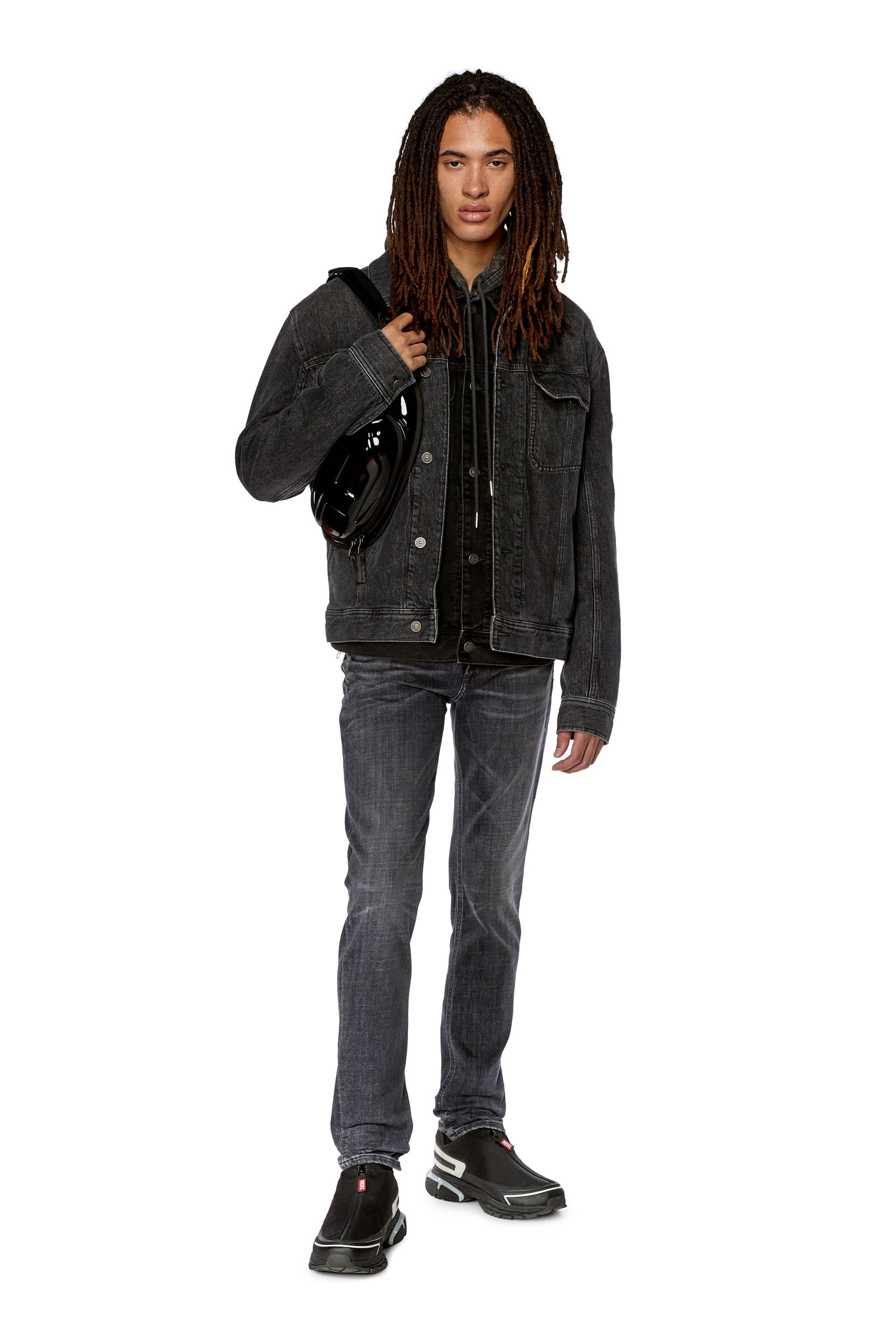 Diesel - Skinny Jeans 1979 Sleenker 09G37, Black/Dark grey - Image 1