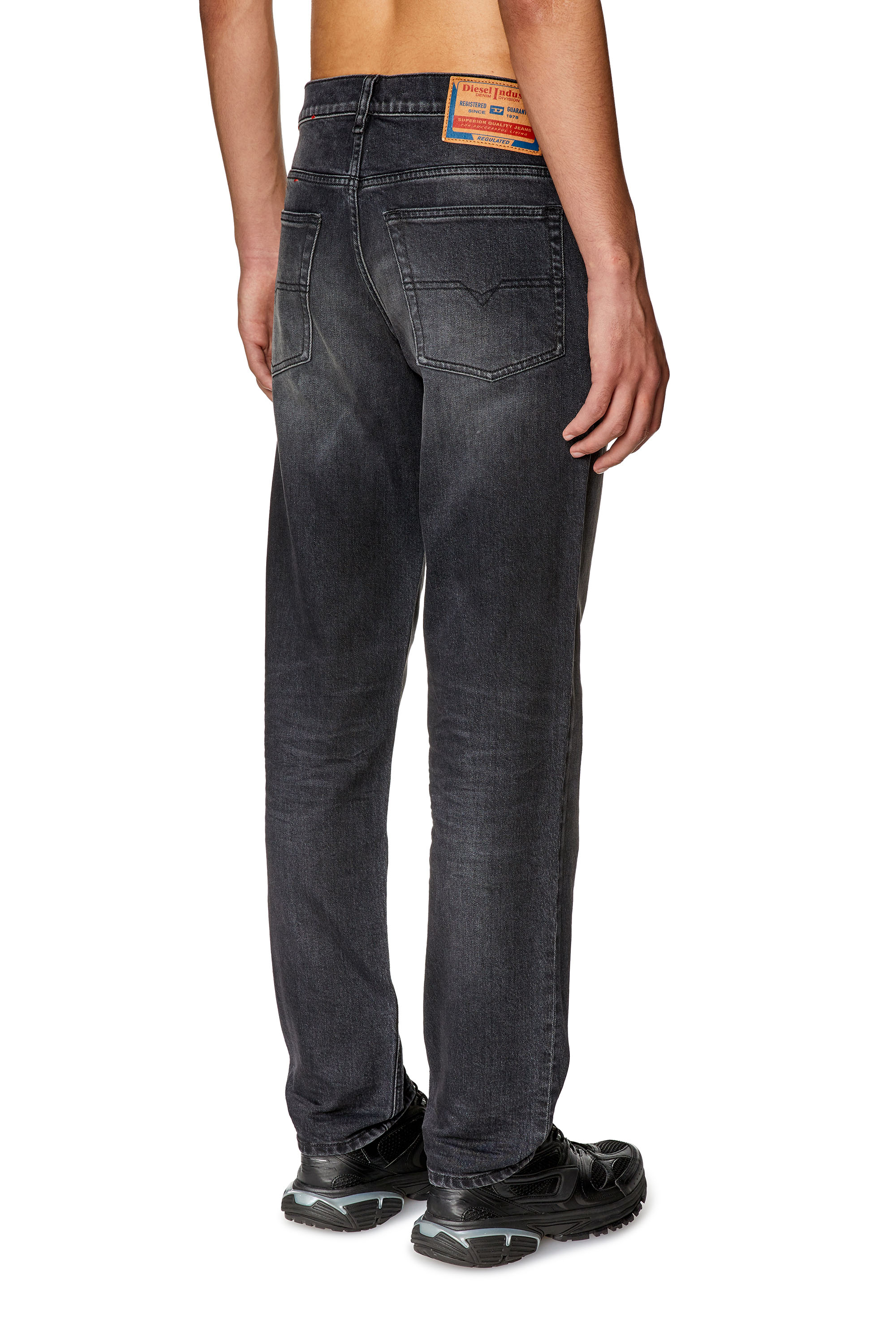 Diesel - Man Tapered Jeans 2023 D-Finitive 09G20, Black/Dark grey - Image 3