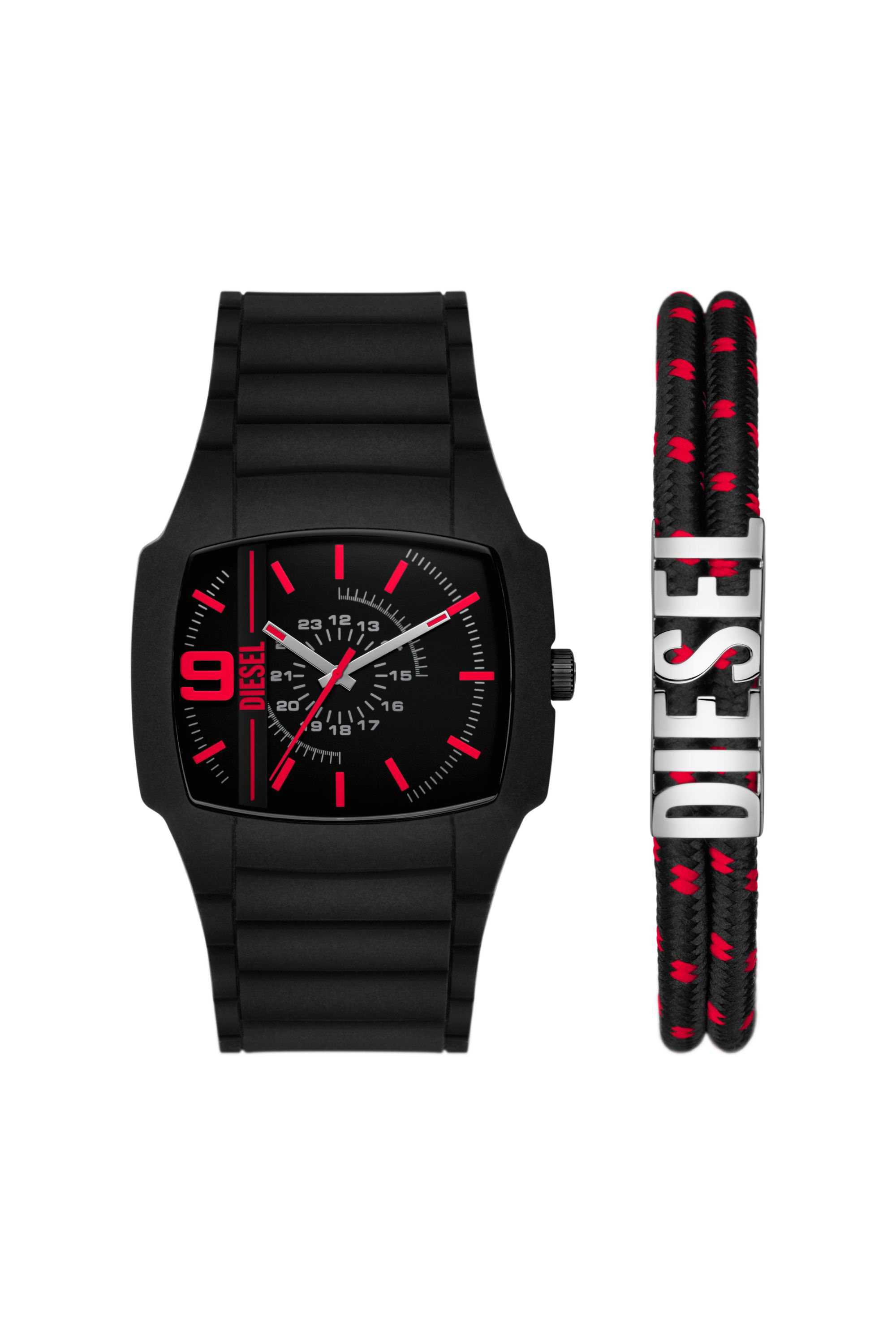 Men\'s Griffed Solar Red watch | DZ4620 Diesel
