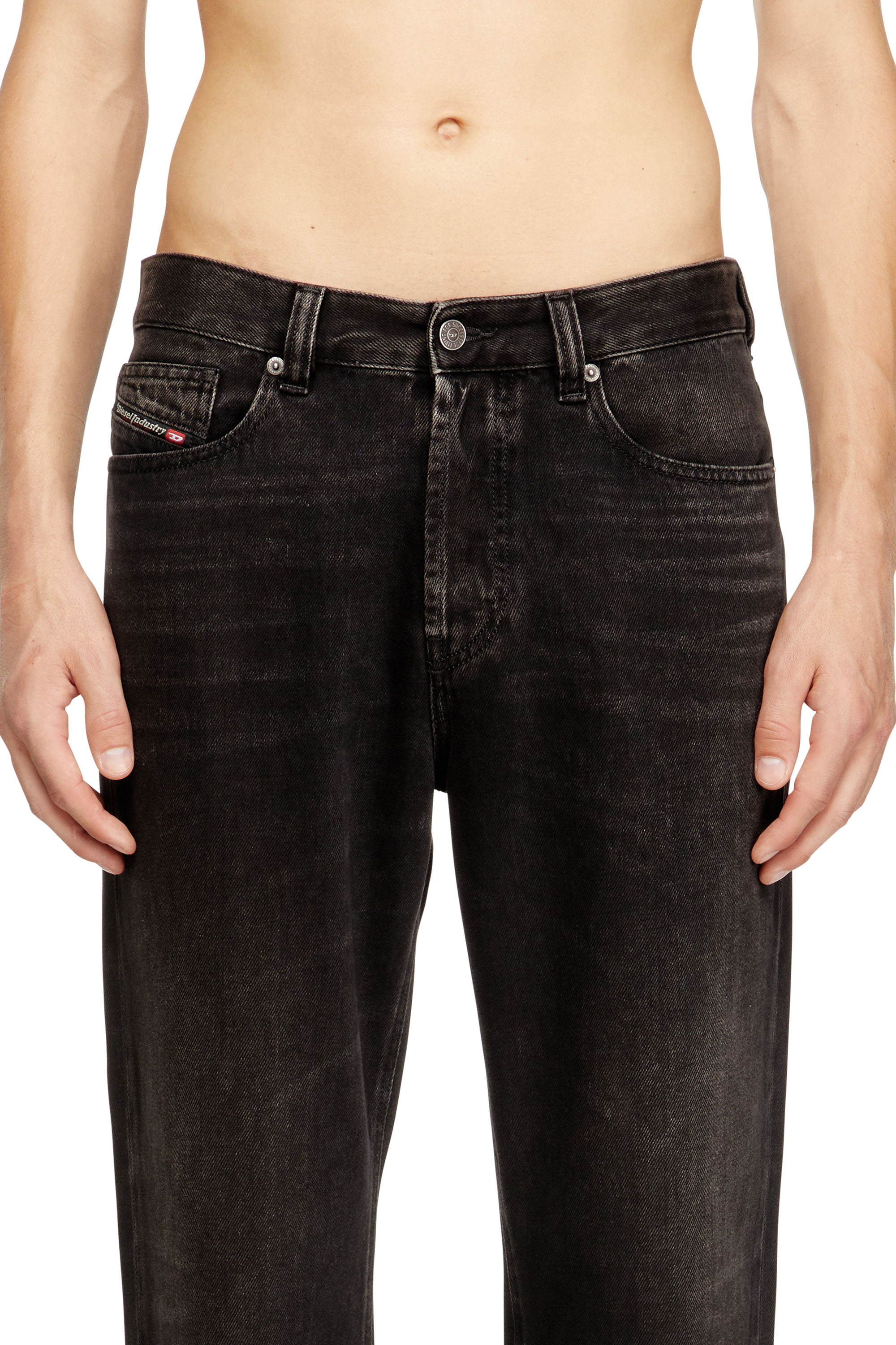 Regular Jeans 2024 D-Macs 09J96, Black/Dark grey Diesel - Man's Regular Jeans 2024 D-Macs 09J96, Black/Dark grey - 5
