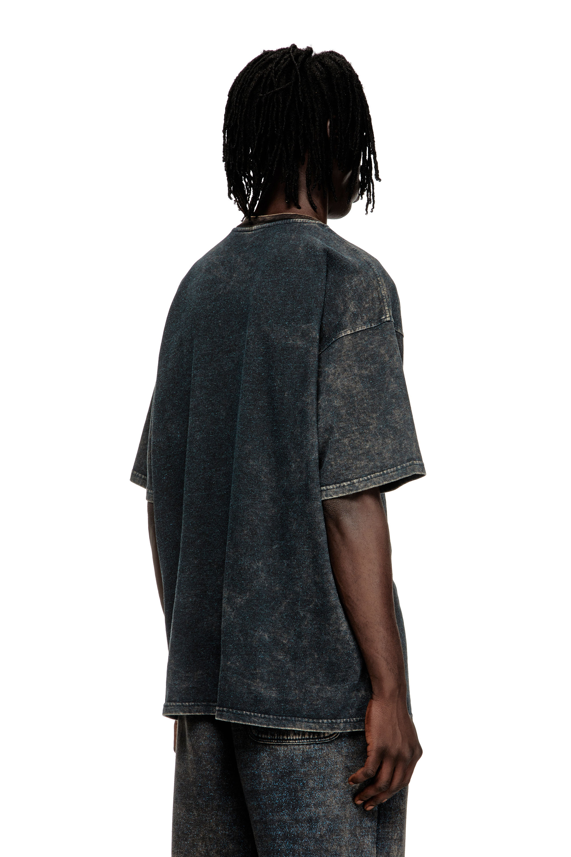 Diesel - T-BOXT-T4, Man's Jersey t-shirt with logo in Black - 4