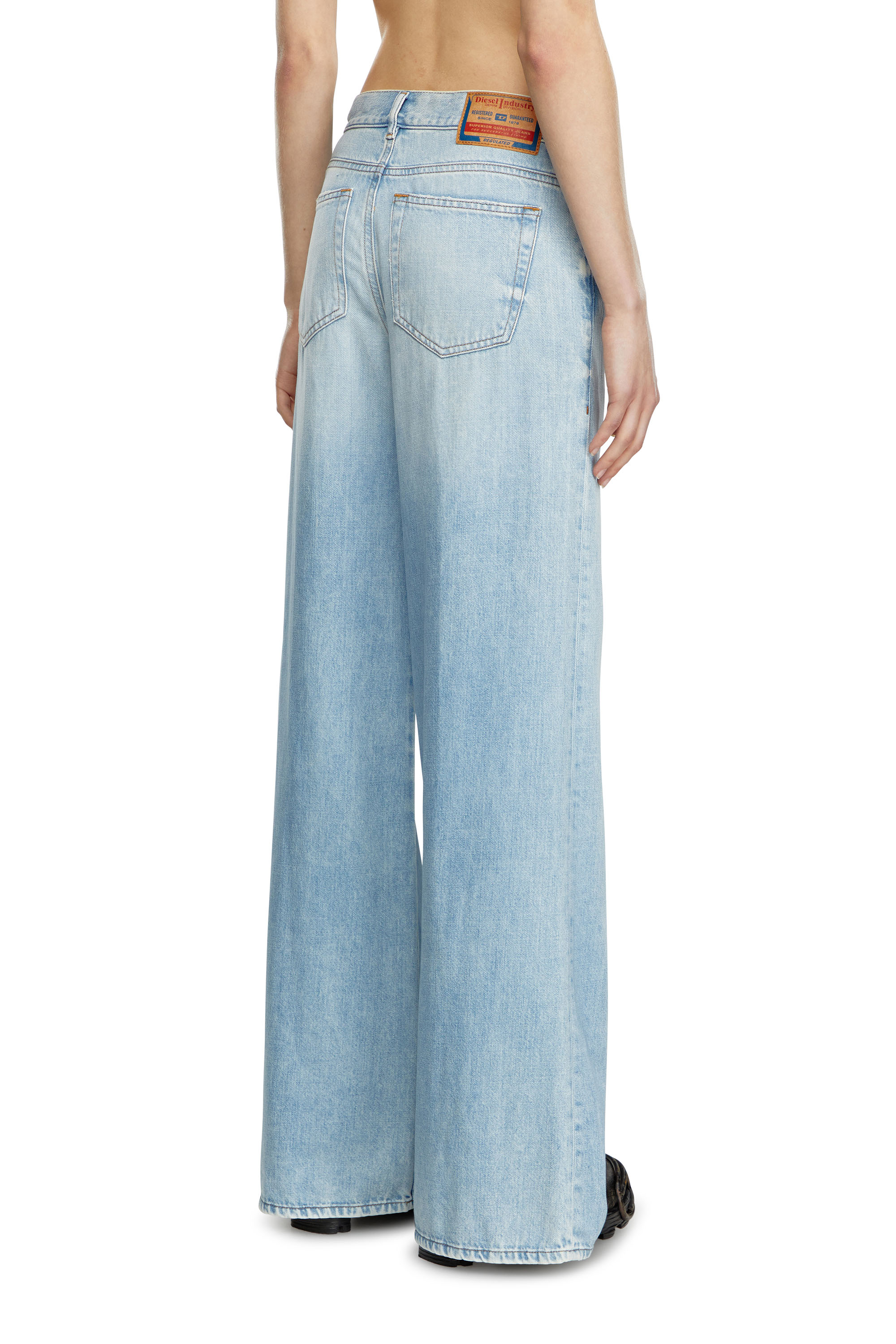 Diesel - Bootcut and Flare Jeans 1978 D-Akemi 068MQ, Light Blue - Image 3