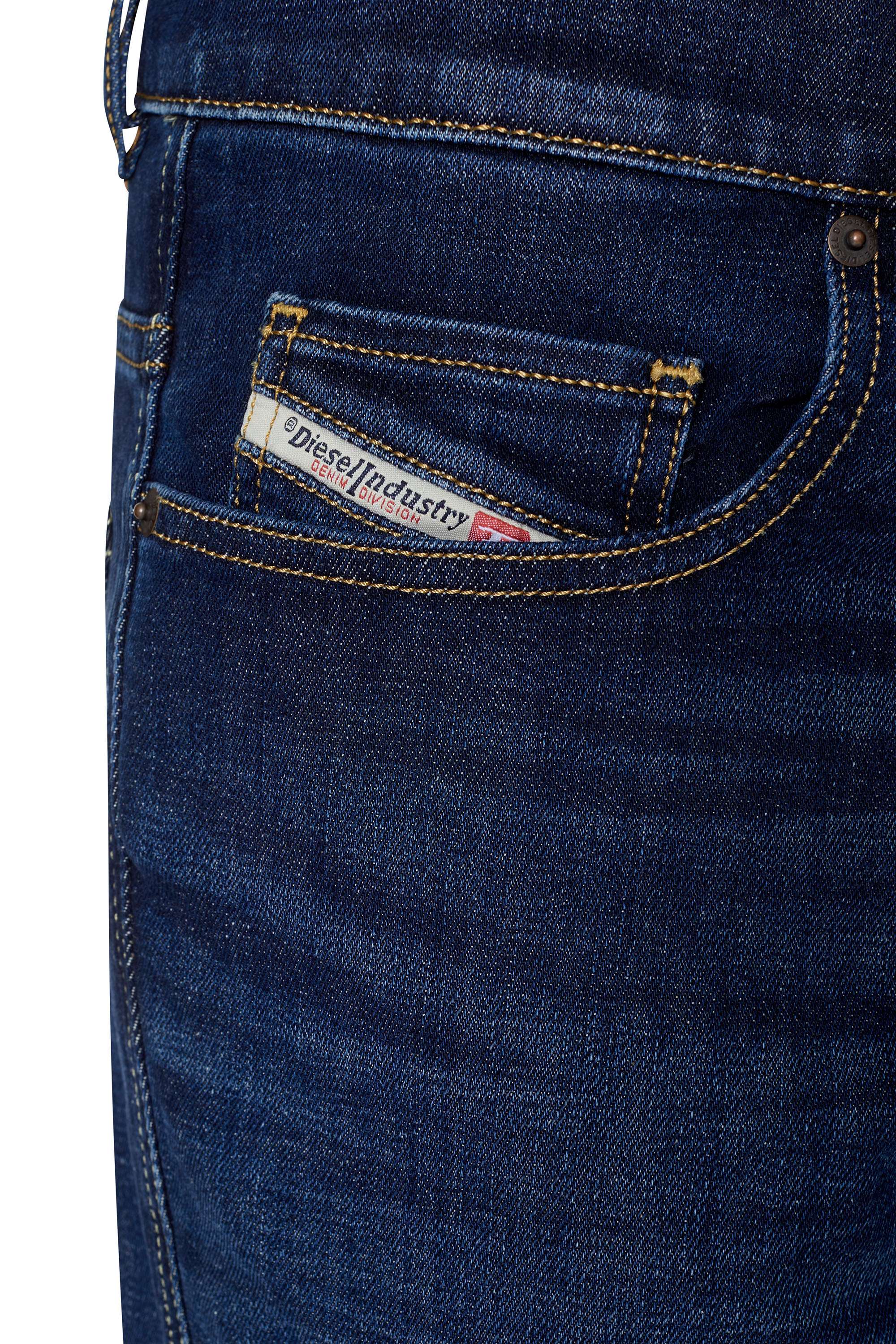 Diesel - 2021 D-Vocs 09B90 Bootcut Jeans, Dark Blue - Image 3