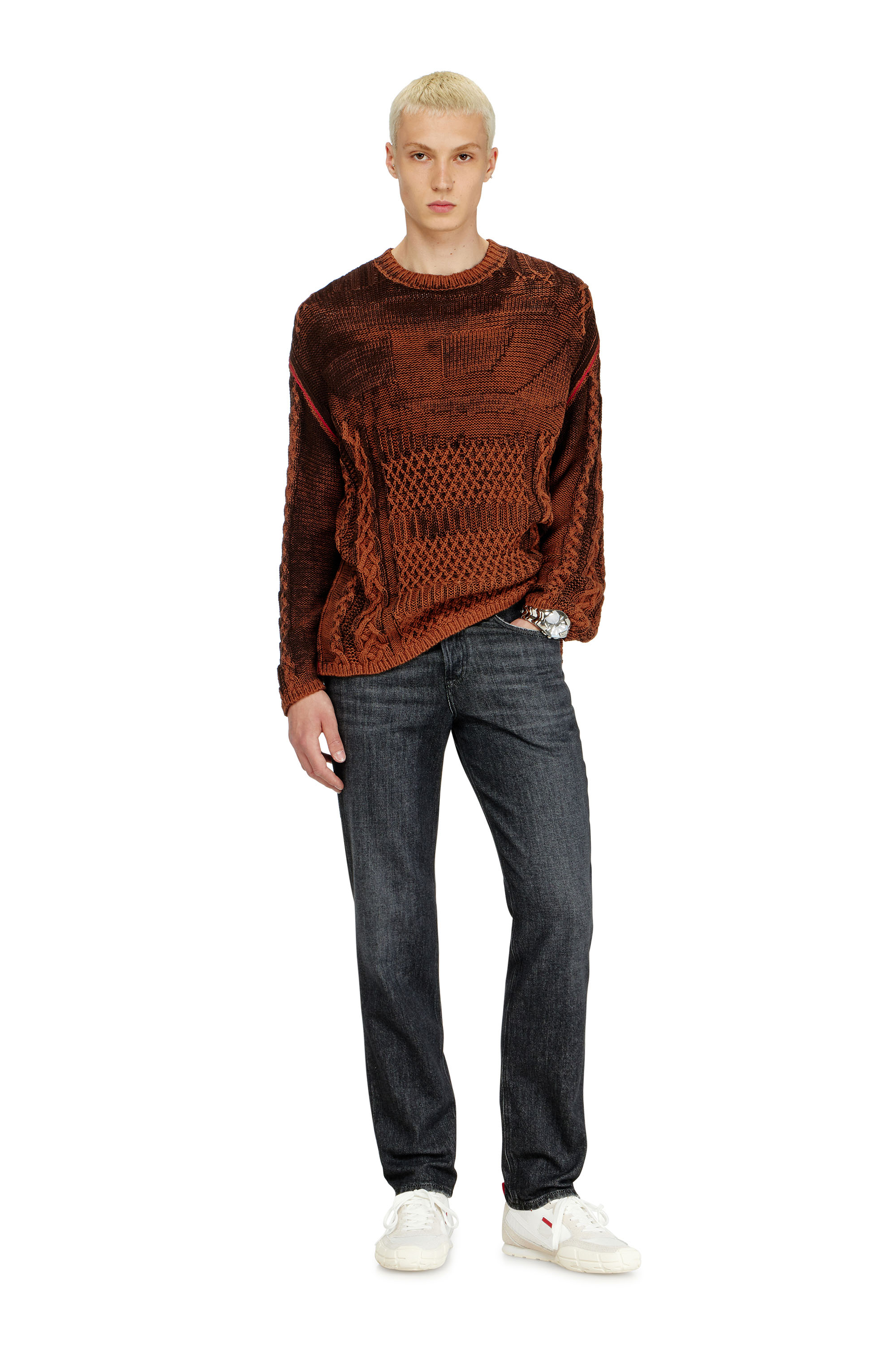 Diesel - Man's Regular Jeans 2023 D-Finitive 09P79, Black/Dark grey - 2
