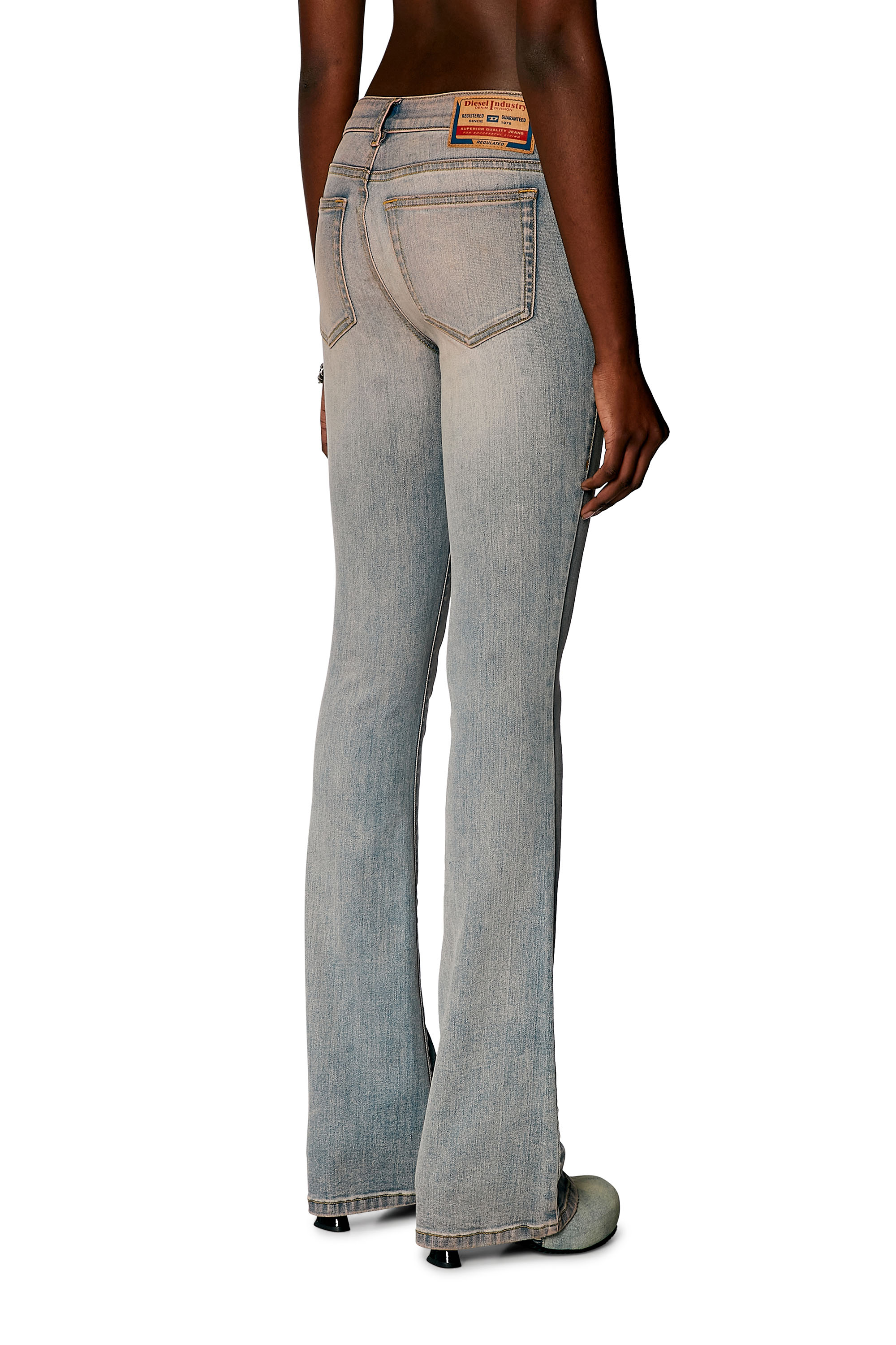 Diesel - Woman's Bootcut Jeans 1969 D-Ebbey 0PFAT, Light Blue - 4